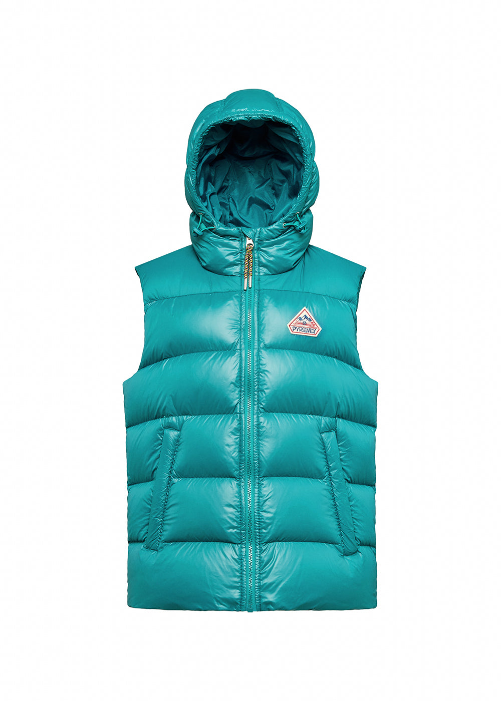 doudoune sans manche enfant John bleu turquoise