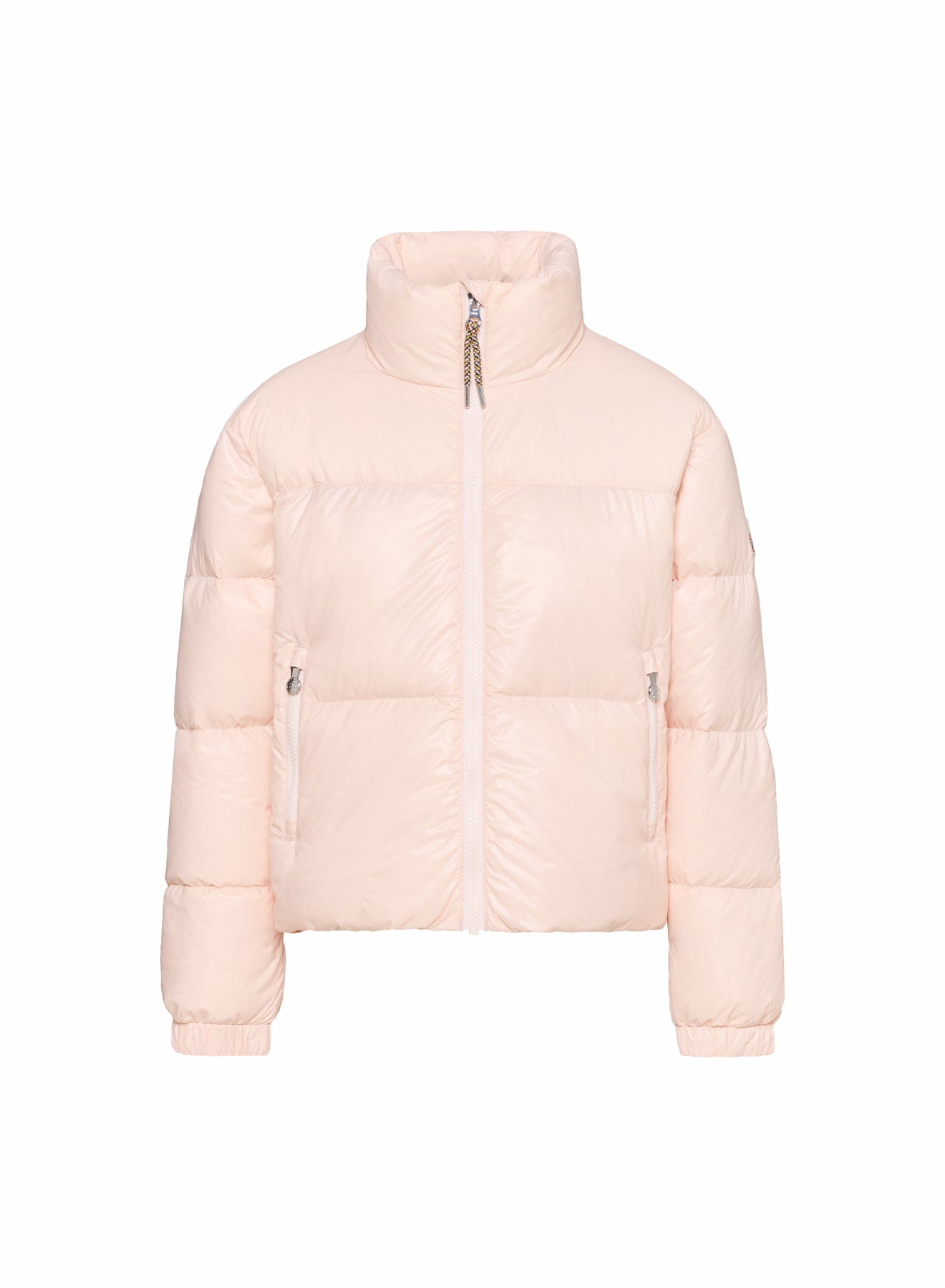 Doudoune brillante pour fille Pyrenex Goldin rose pâle