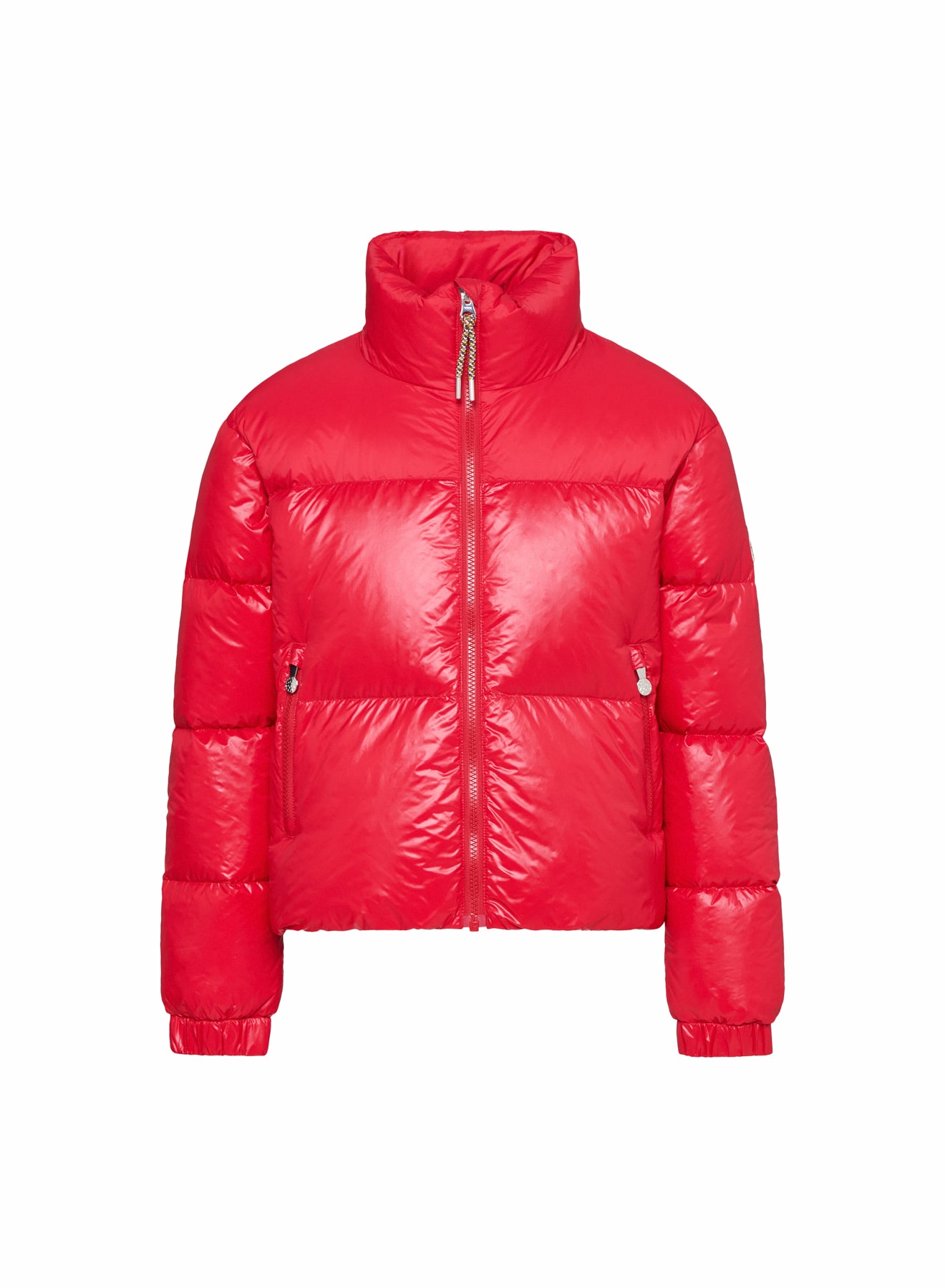 Doudoune brillante pour fille Pyrenex Goldin rouge