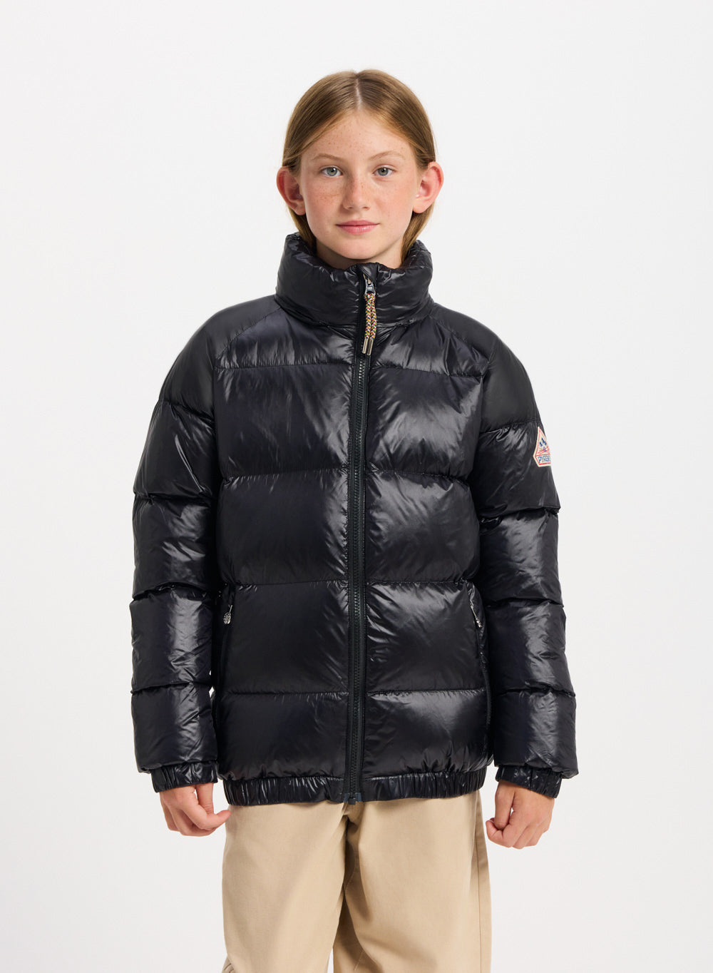 Vintage shiny down jacket for kids Mythic Pyrenex EN