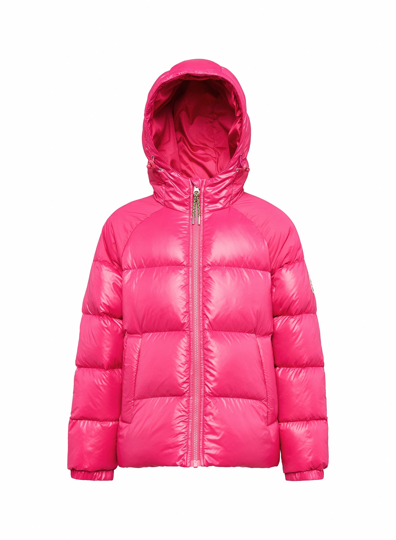 Doudoune à capuche enfant Pyrenex Sten fuchsia