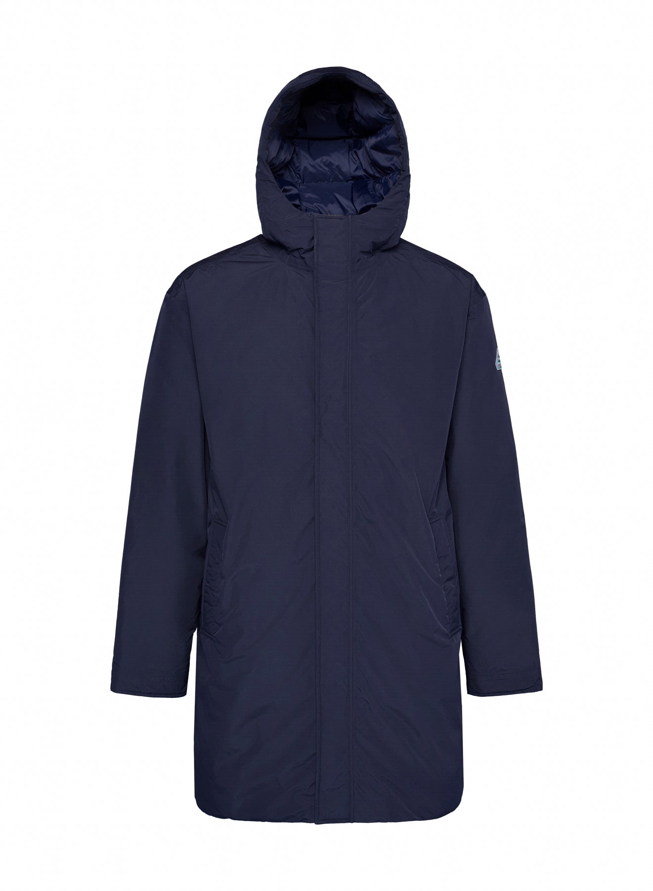 Parka matelassée imperméable longue pour homme Pyrenex Puigmal kaki bleu foncé