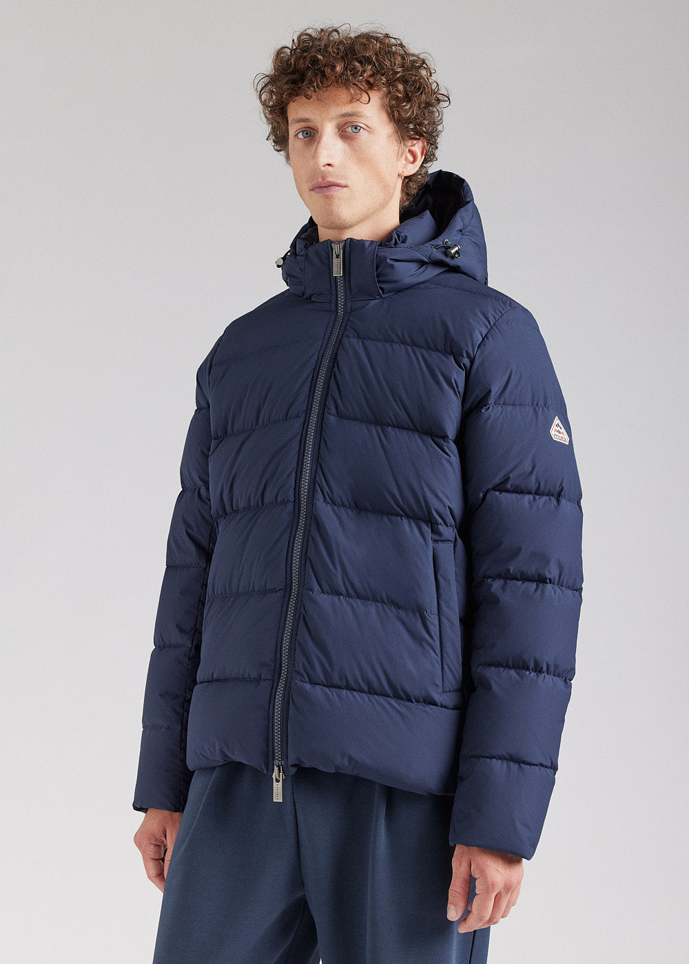 Pyrenex Spoutnic down jacket with removable hood amiral