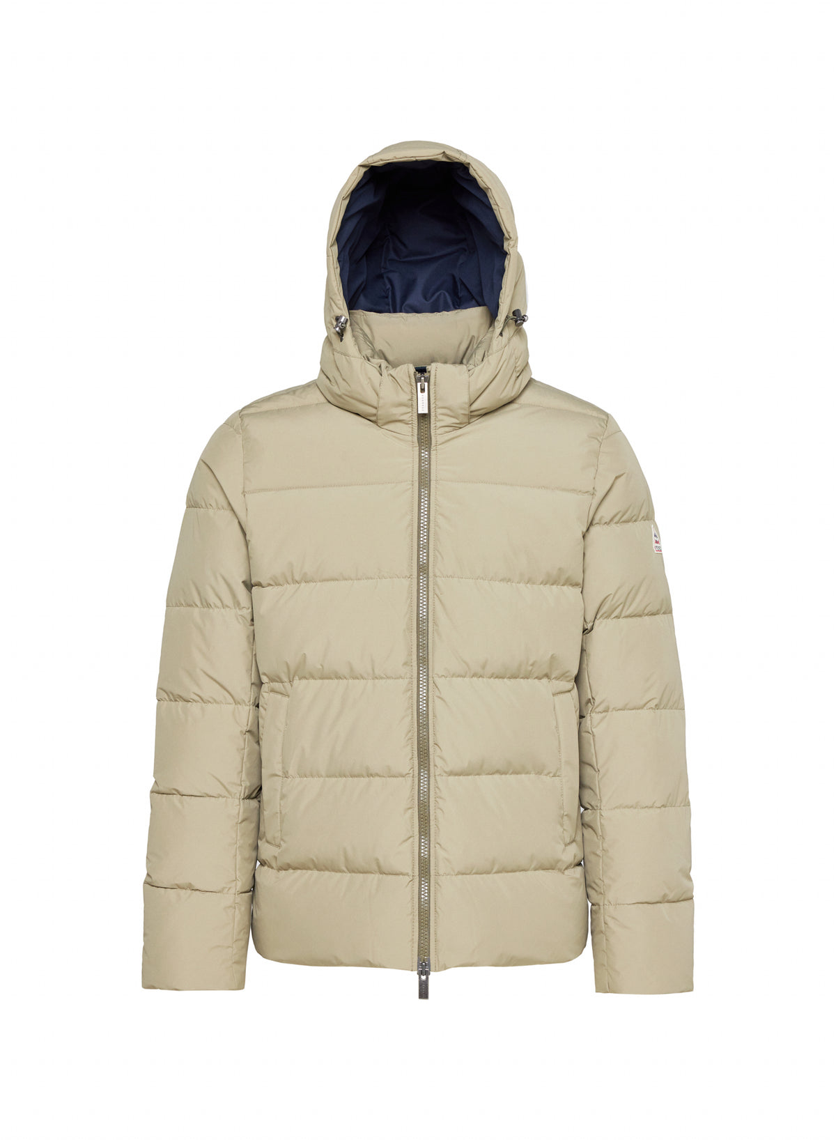 Daunenjacke mit abnehmbarer Kapuze Pyrenex Spoutnic hellkhaki