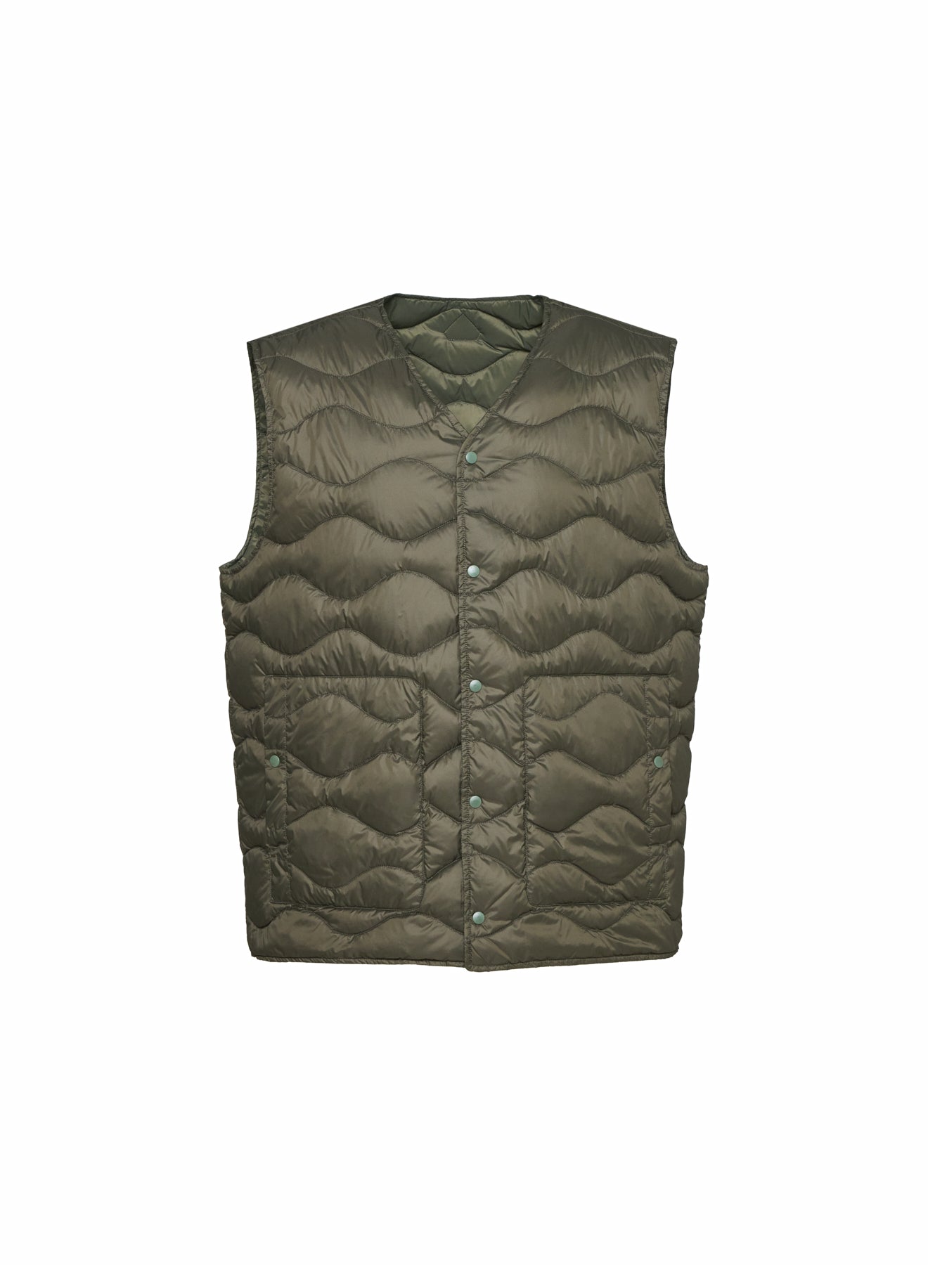 Doudoune ultra-légère homme sans manches Pyrenex Handy Vest verte kaki