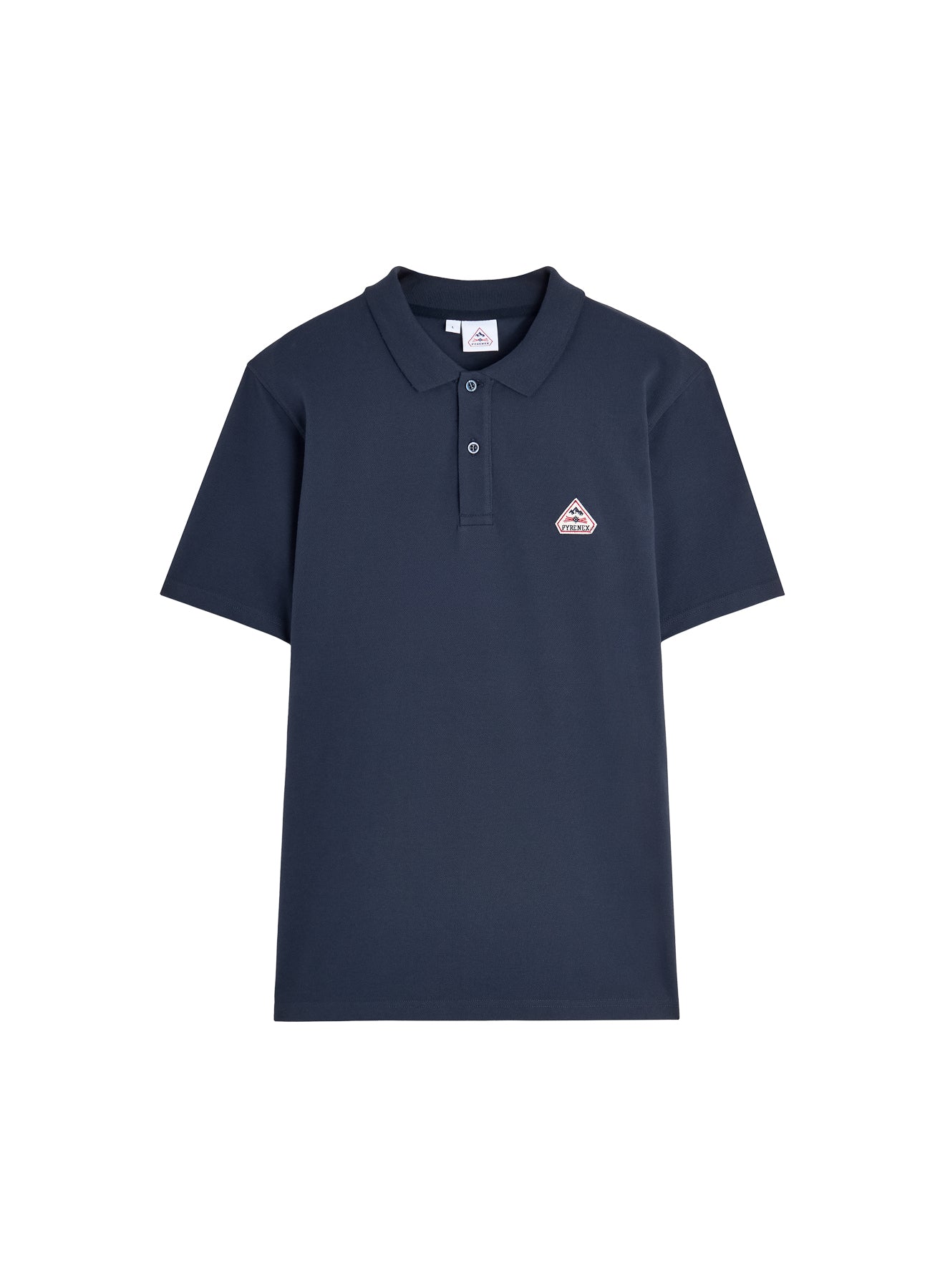Polo homme en coton biologique Pyrenex Cobalt bleu marine