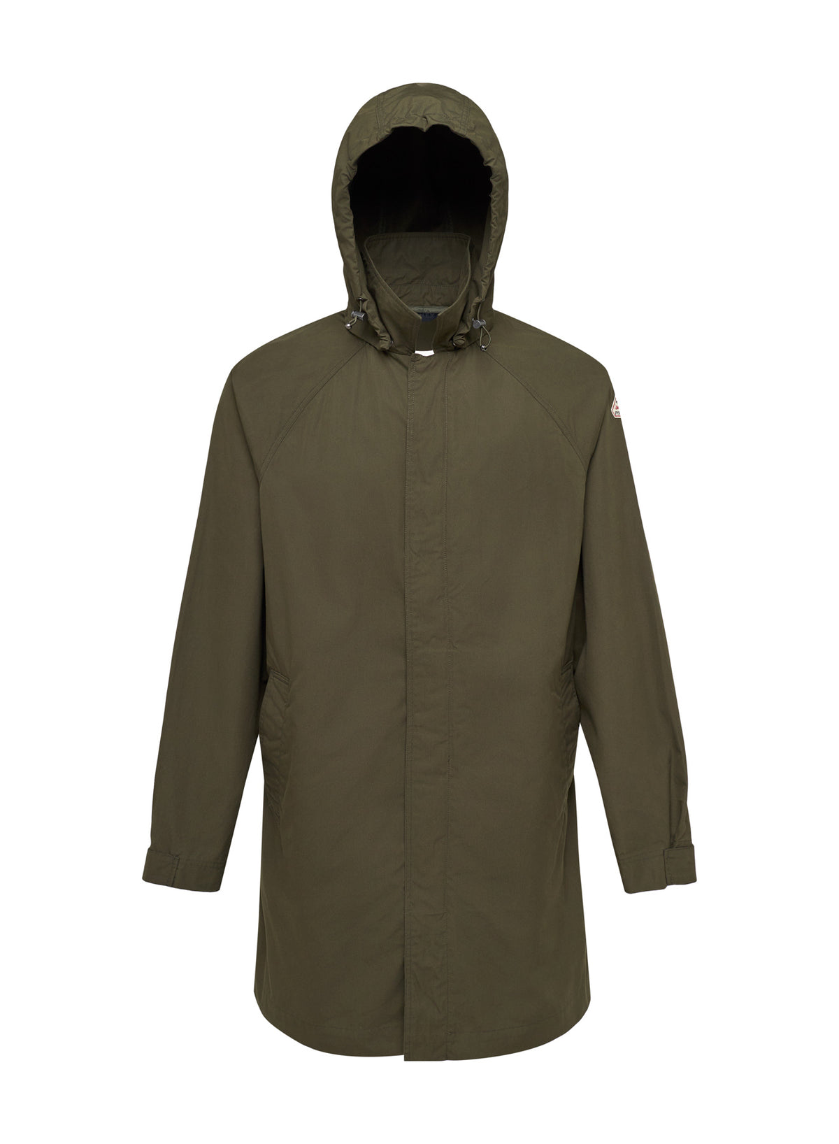Long waterproof Ventile® cotton parka Pyrenex Inverness khaki