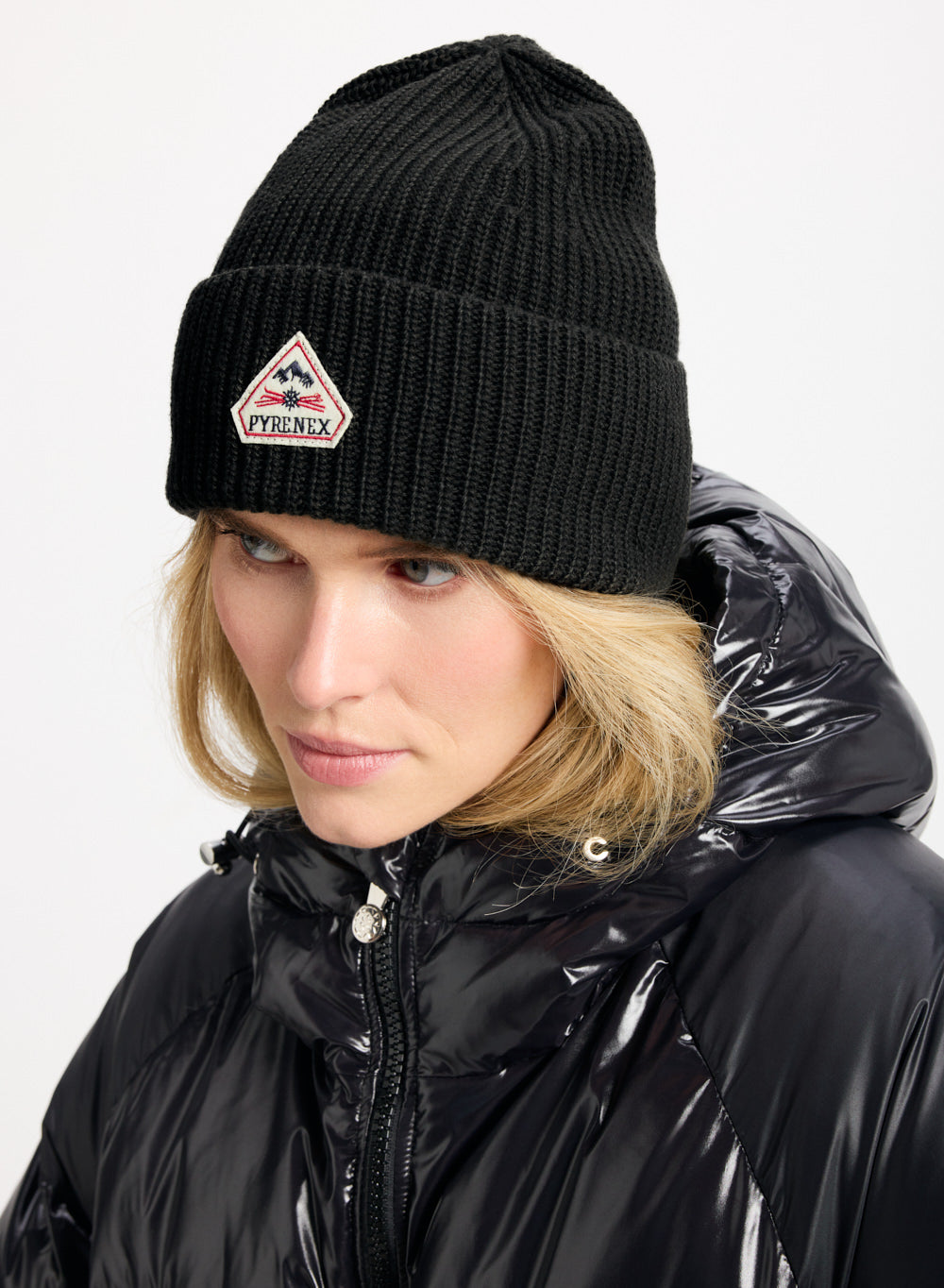 Bonnet Pyrenex Gomma Black femme