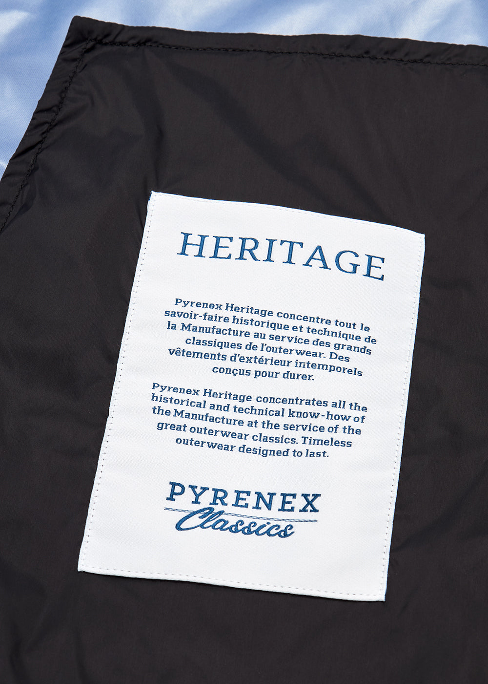 coupe-vent imperméable ensure blue