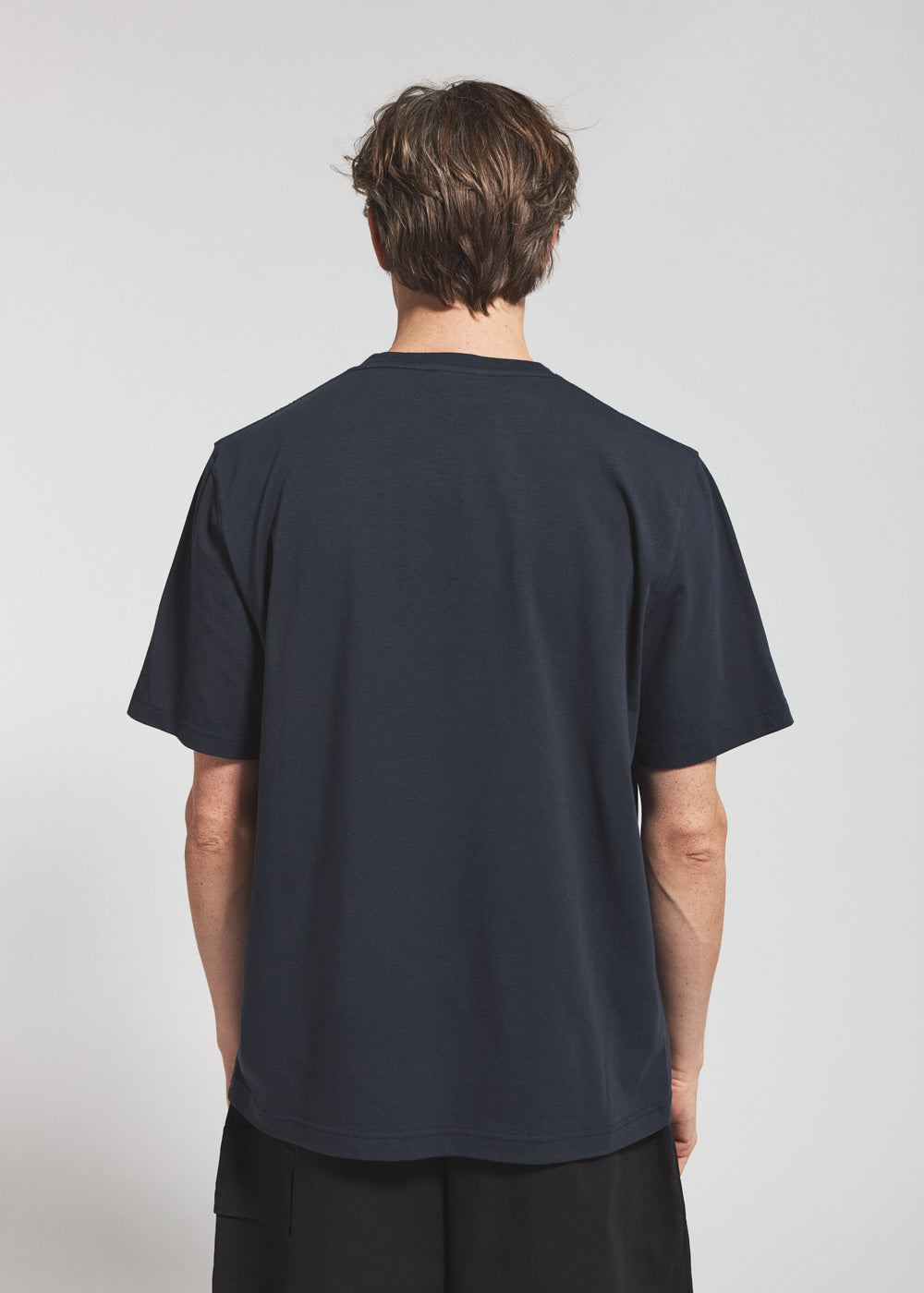 T-shirt unisexe en coton biologique Pyrenex Classic bleu marine