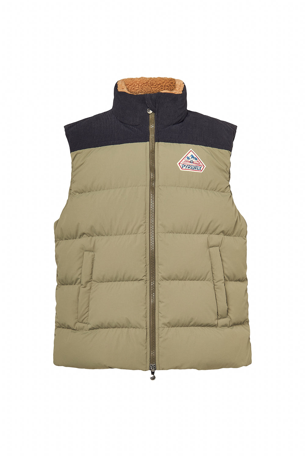 Doudoune sans manches Pyrenex Retro John kaki