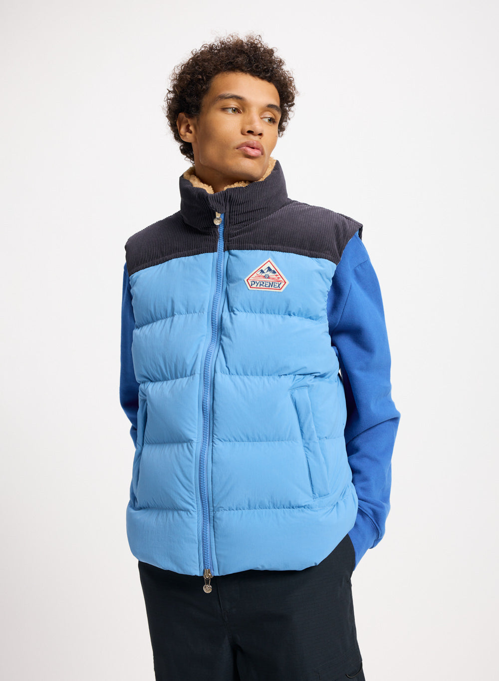 Retro John Vintage Natural Down Sleeveless Puffer Jacket Pyrenex EN