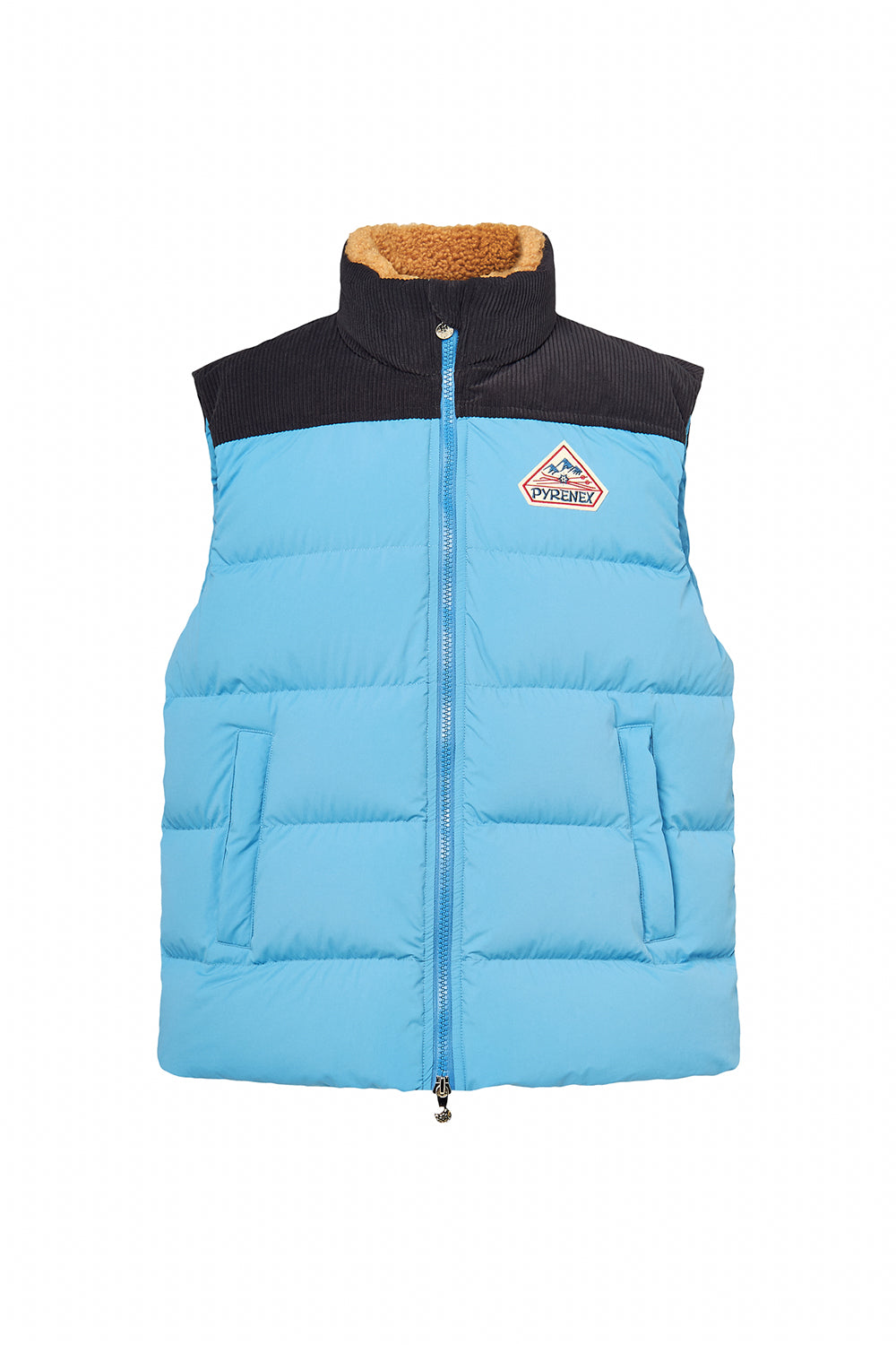 Doudoune sans manches Pyrenex Retro bleu ciel