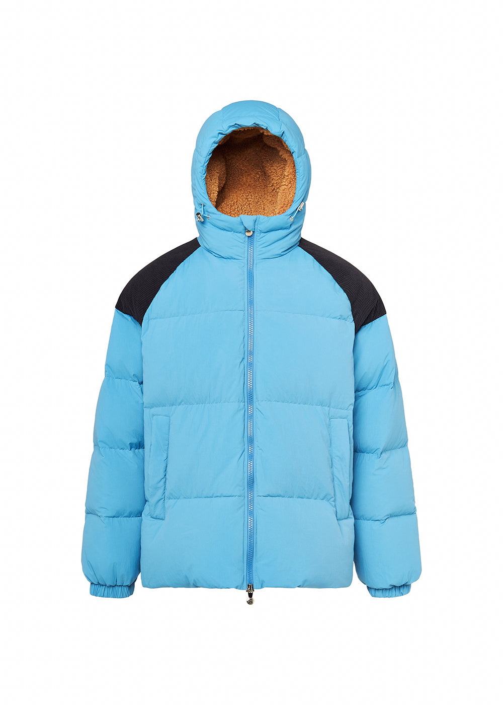 Doudoune unisexe en duvet naturel Pyrenex Retro Sten bleu ciel