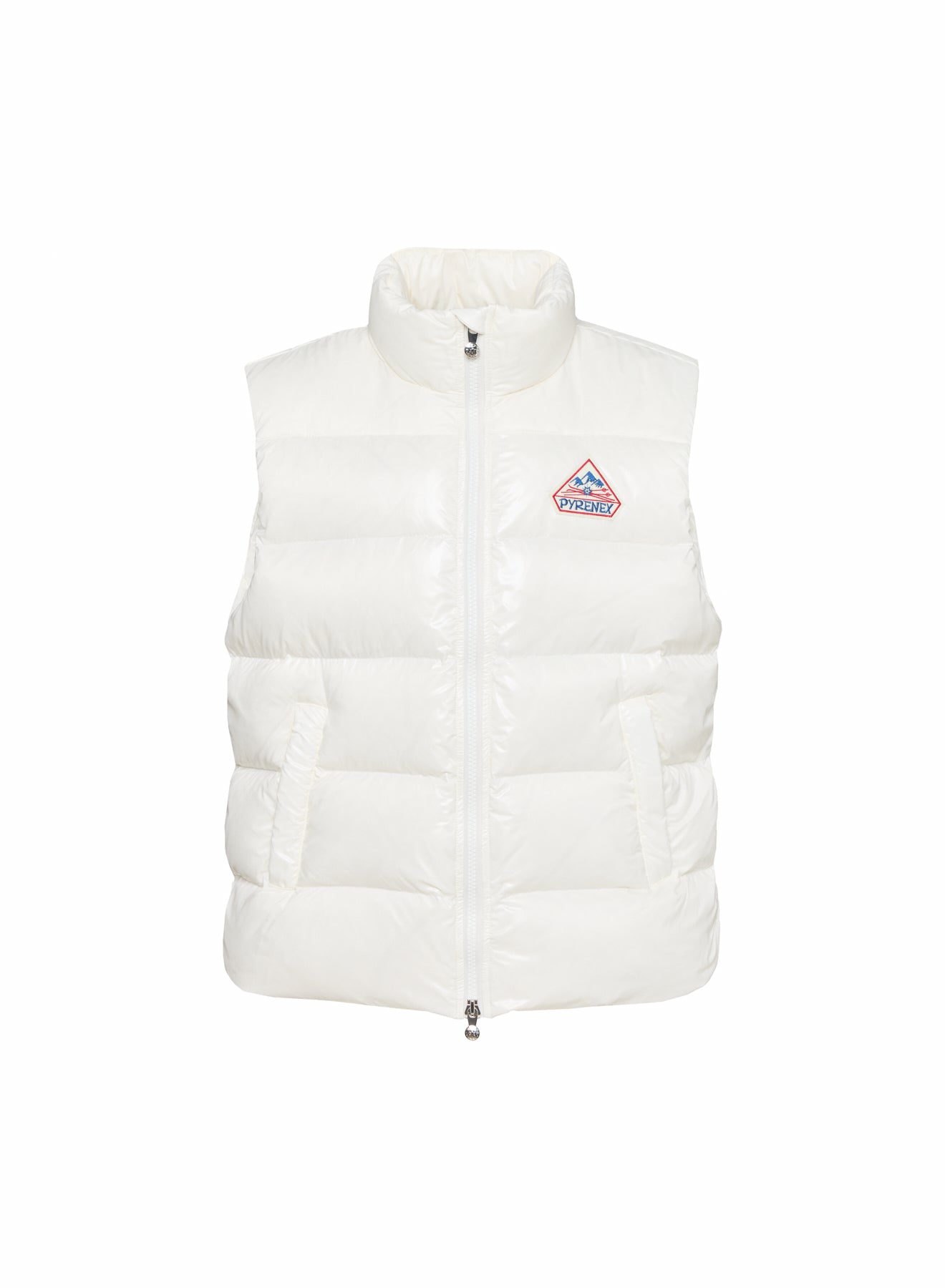 Ärmellose Unisex-Daunenjacke Pyrenex John weiß