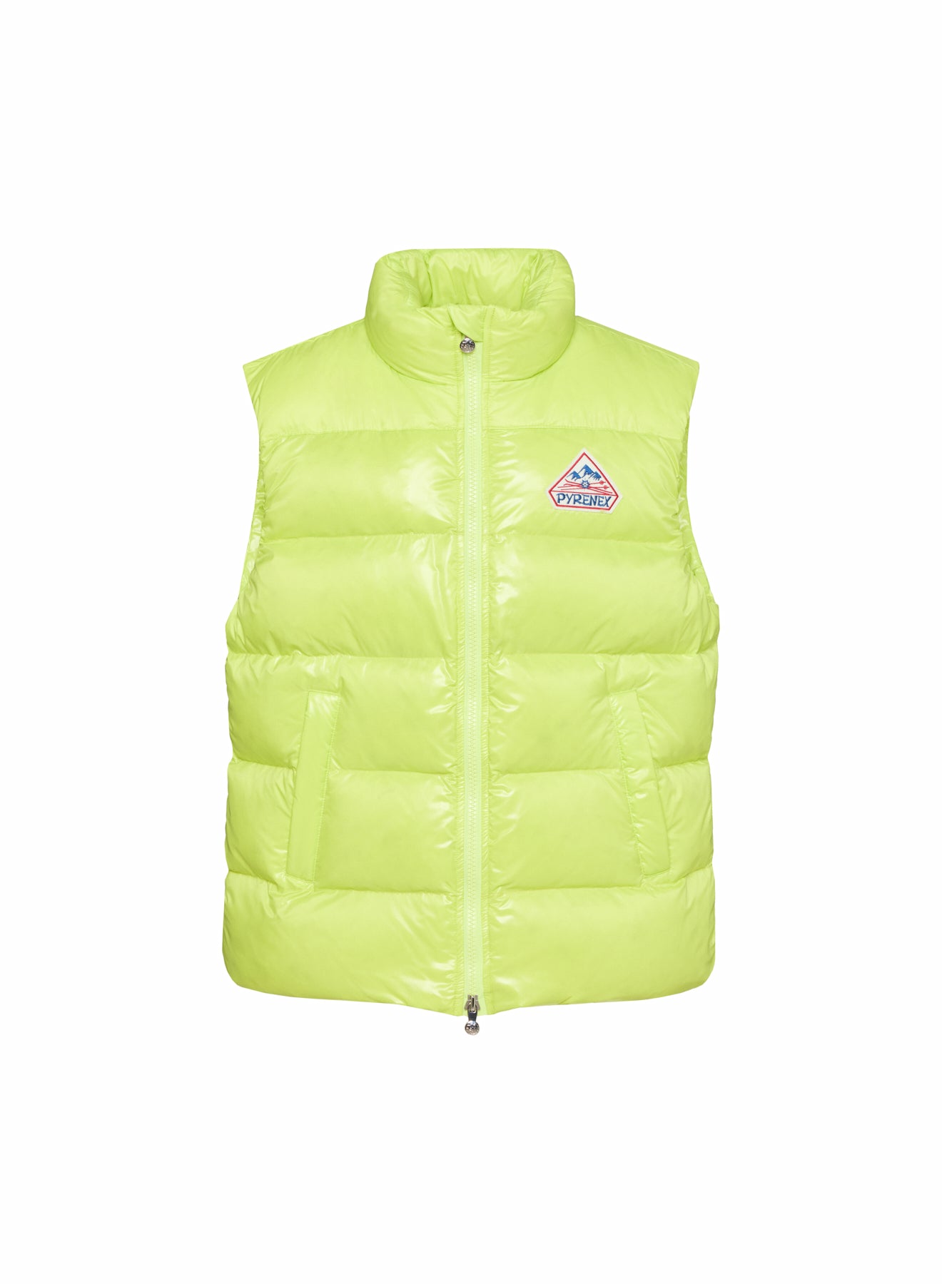 Ärmellose Unisex-Daunenjacke Pyrenex John Zitronengelb