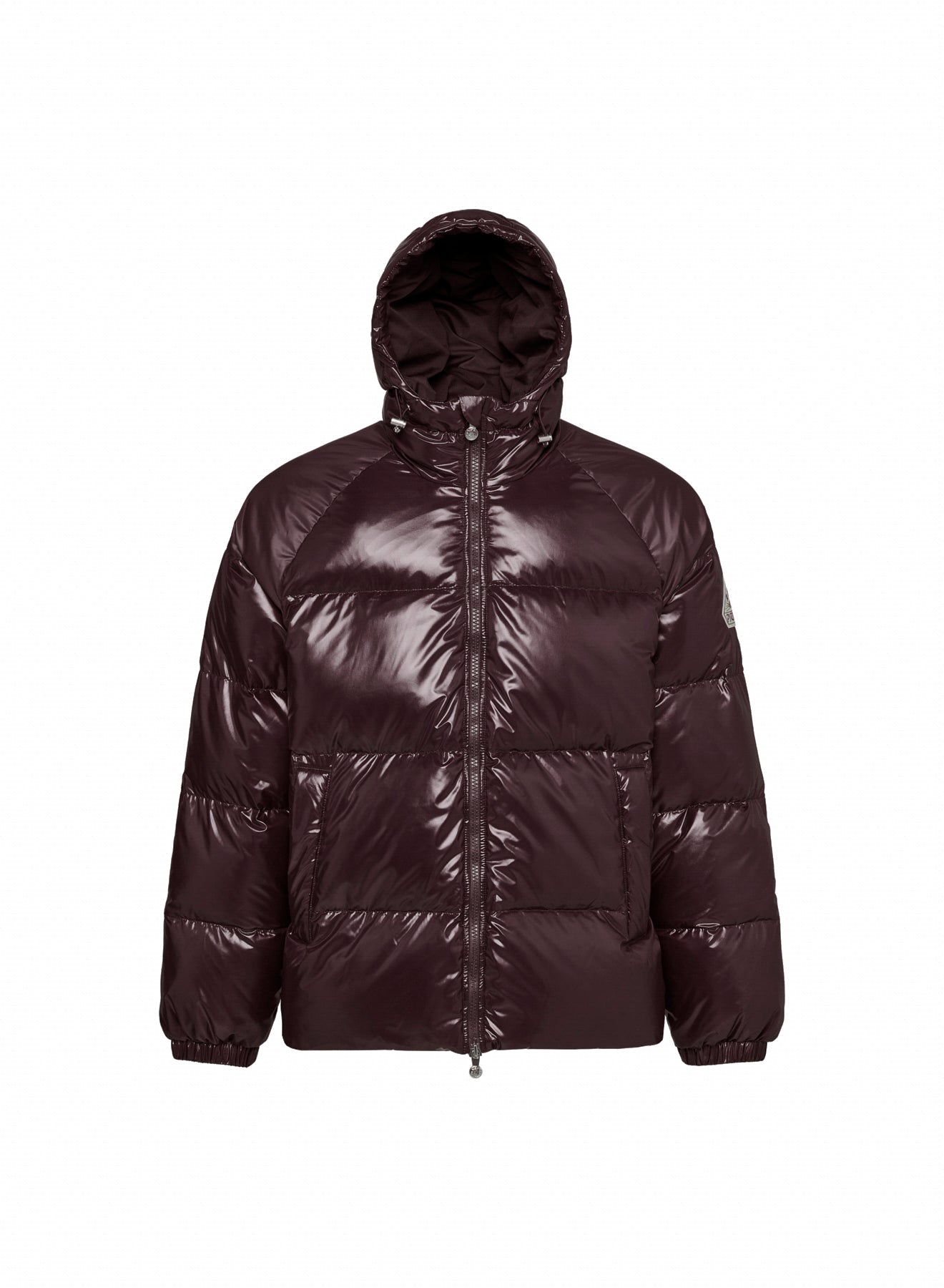 Unisex-Daunenjacke mit Kapuze Pyrenex Sten dunkelbraun