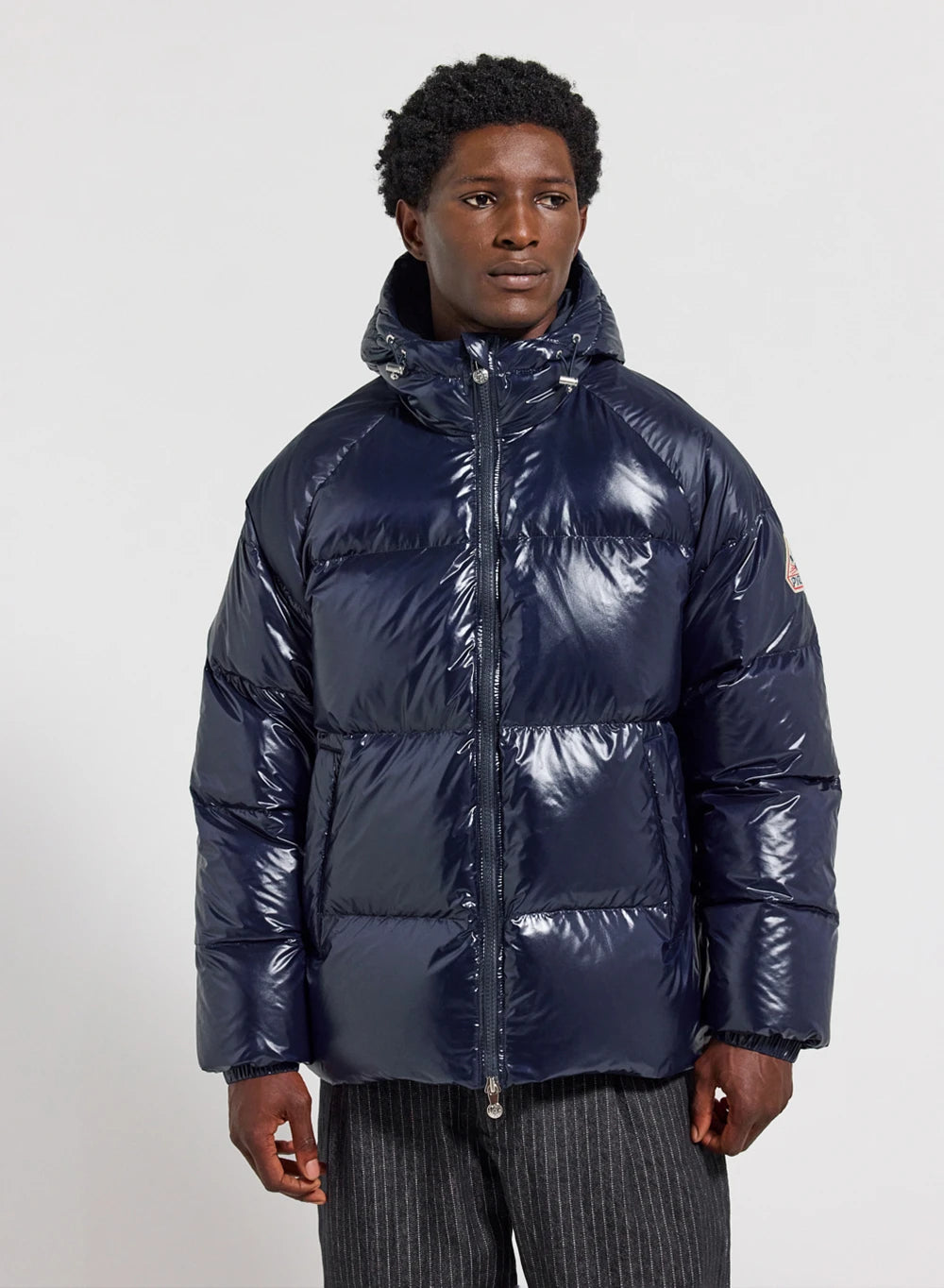 PYRENEX ダウンジャケット ネイビー S Warm hooded down jacket Sten Amiral | Pyrenex EN