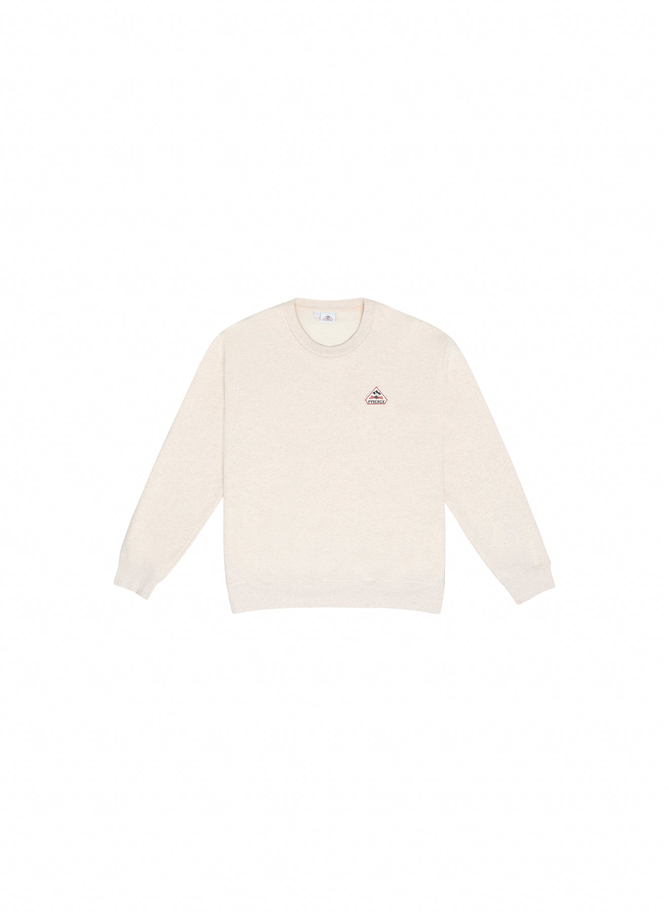 Sweatshirt en coton bio Pyrenex Escou crème