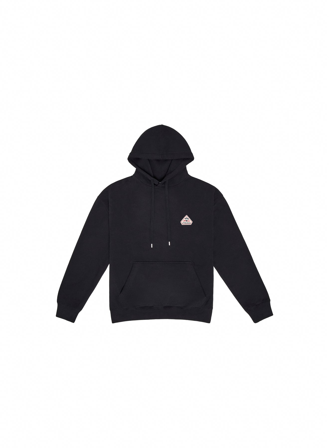 Sweat à capuche en coton bio Pyrenex Larcis noir unisexe