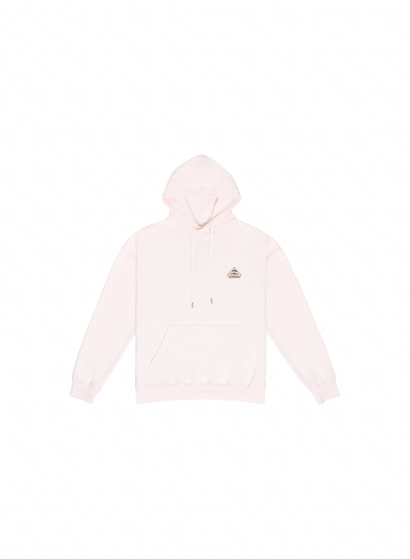 Sweat à capuche en coton bio Pyrenex Larcis rose poudré unisexe