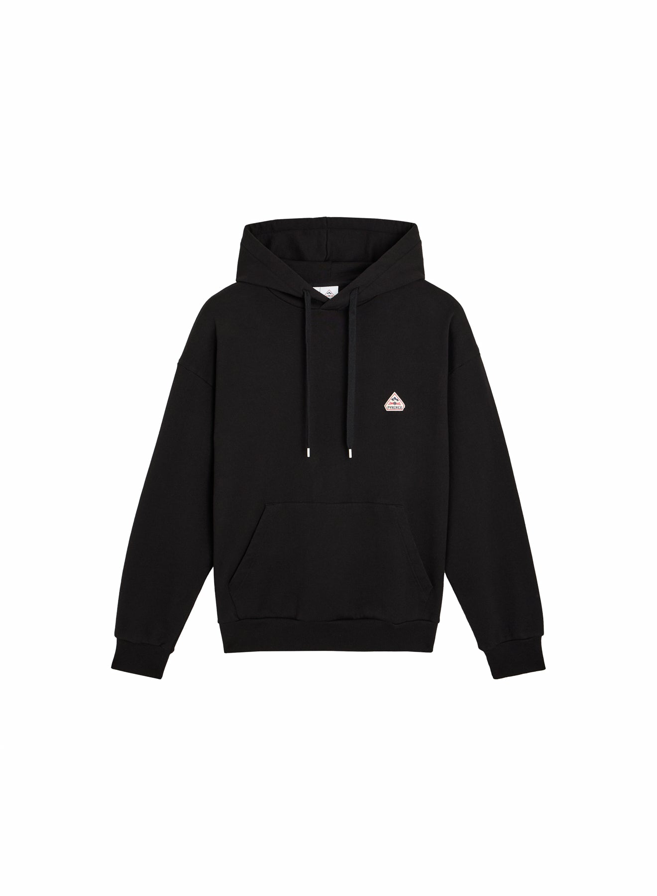Sweat à capuche unisexe en coton bio Pyrenex Journey Black