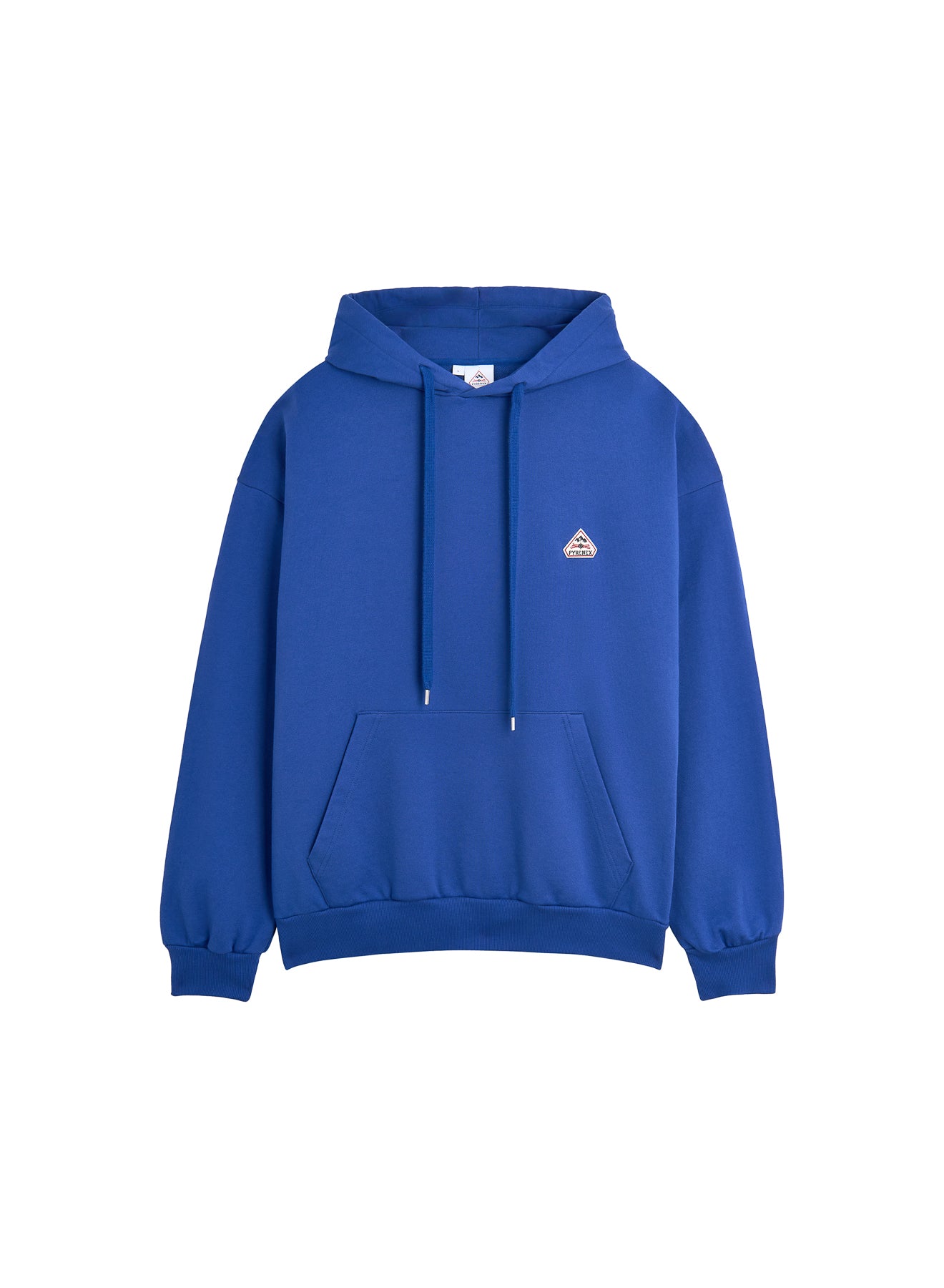 Sweat à capuche unisexe en coton bio Pyrenex Journey bleu nuit