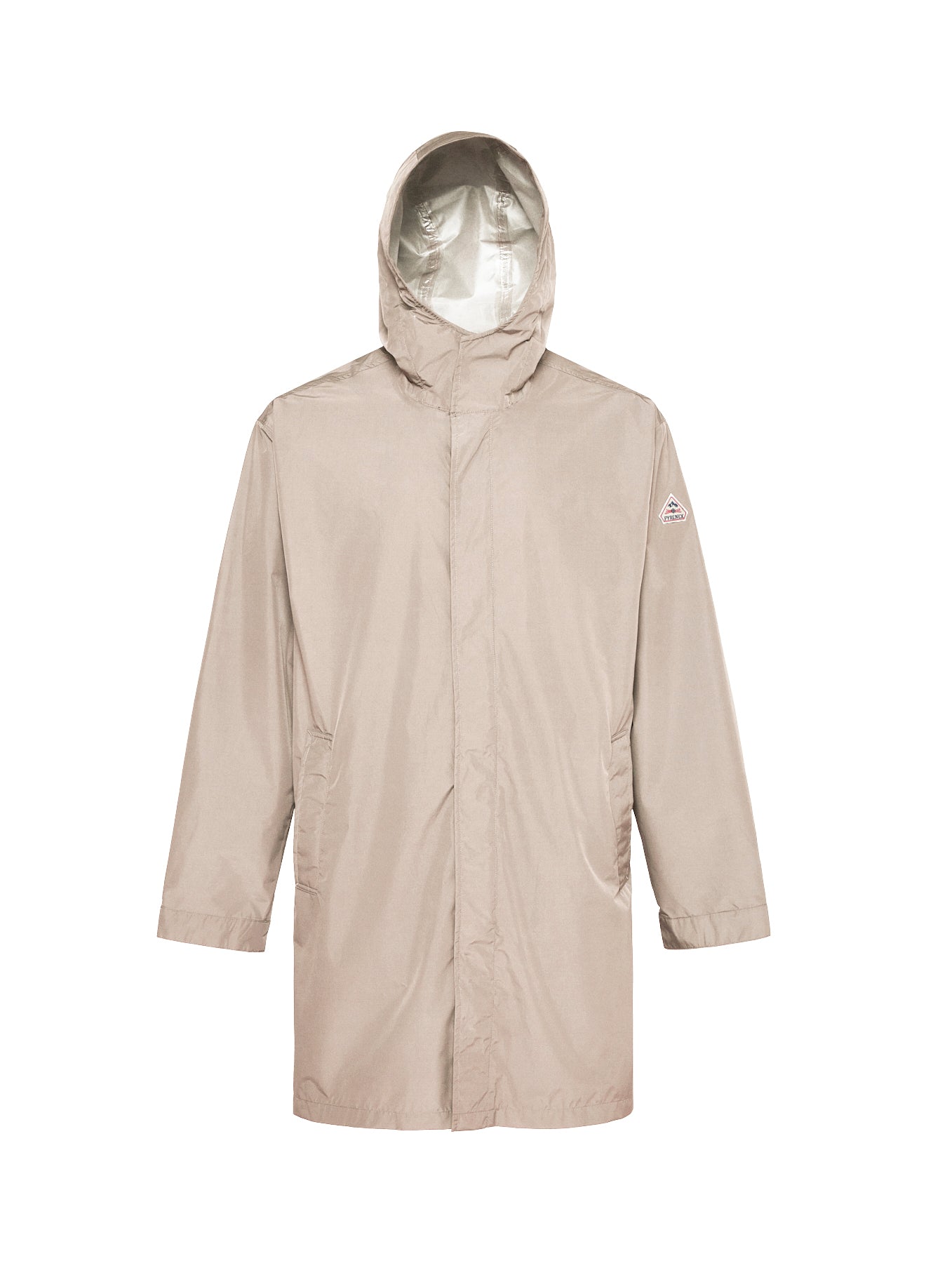Lange wasserdichte Unisex-Parka Pyrenex Eissaure hellbeige