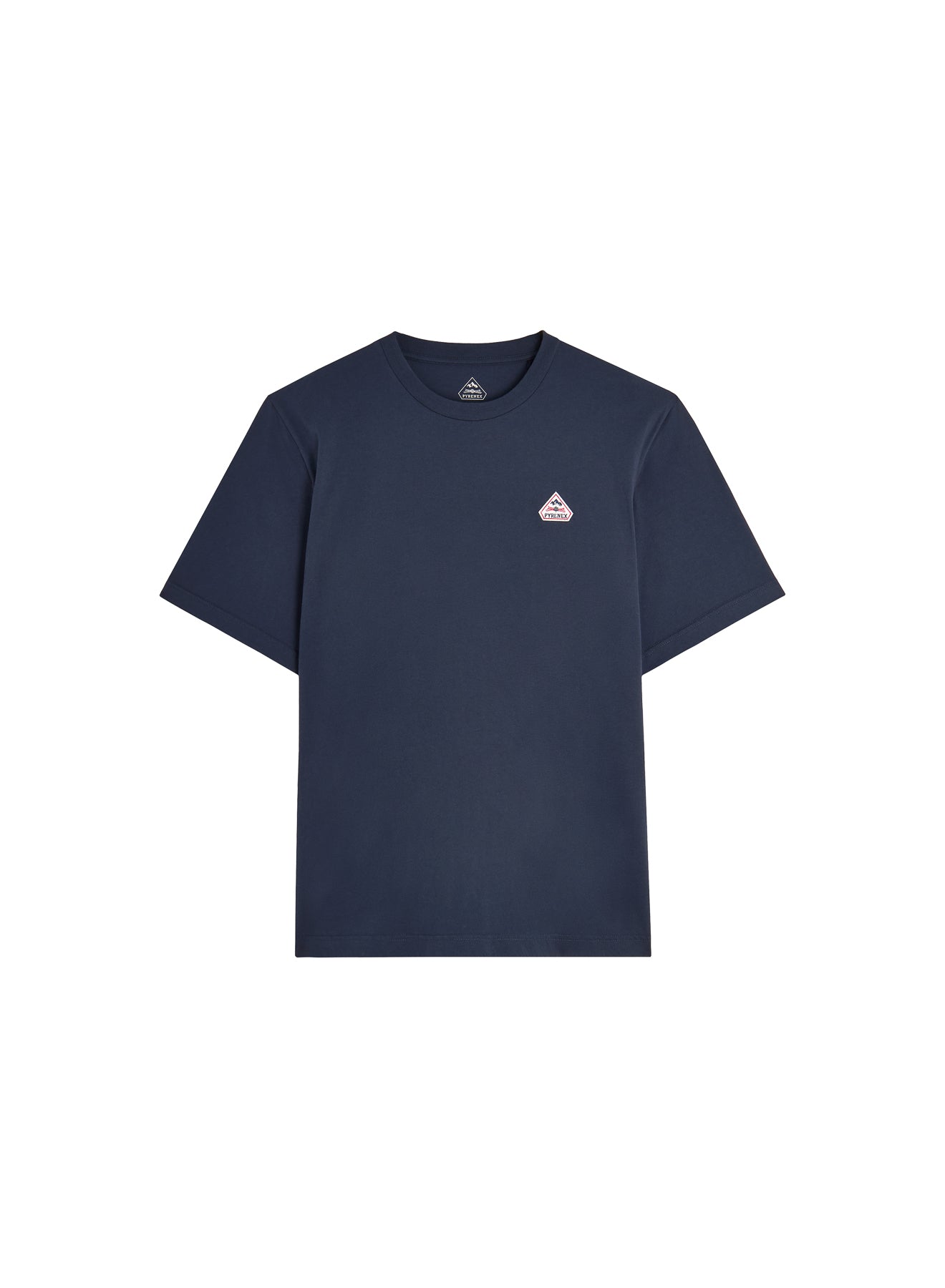 T-shirt unisexe en coton biologique Pyrenex Classic bleu marine