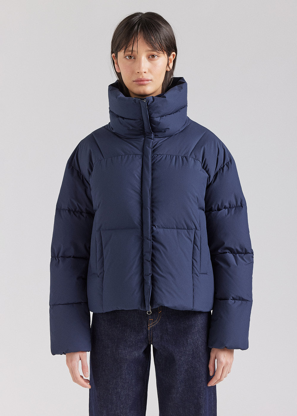 Pyrenex Doudoune Crop Femme Pyrenex Harmonie Crop Amiral Women's