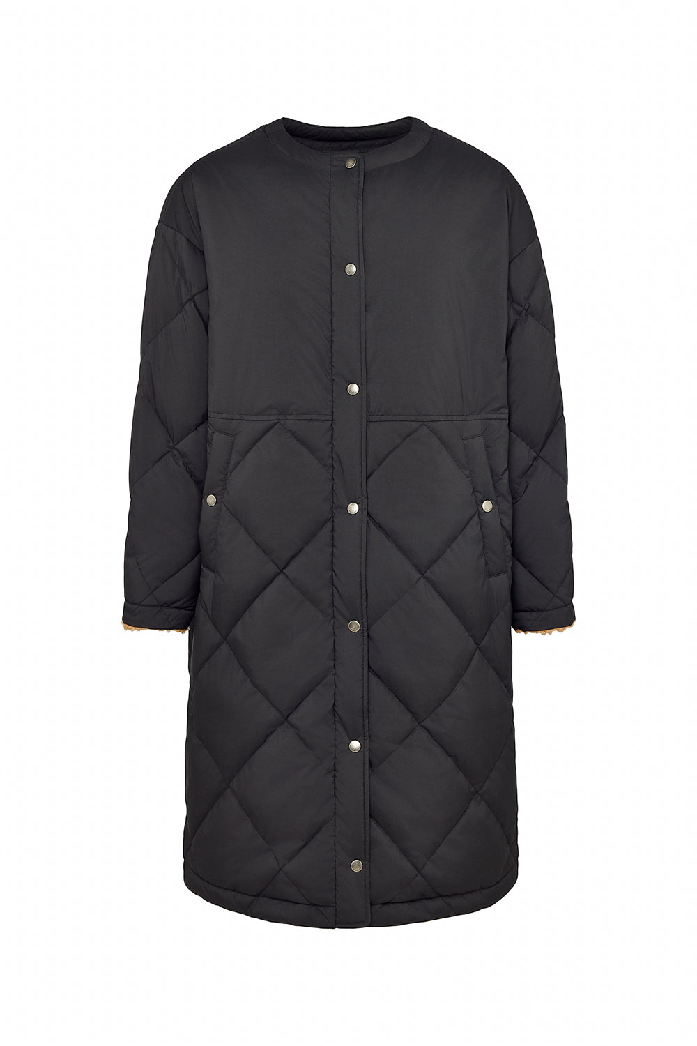 doudoune longue noire femme