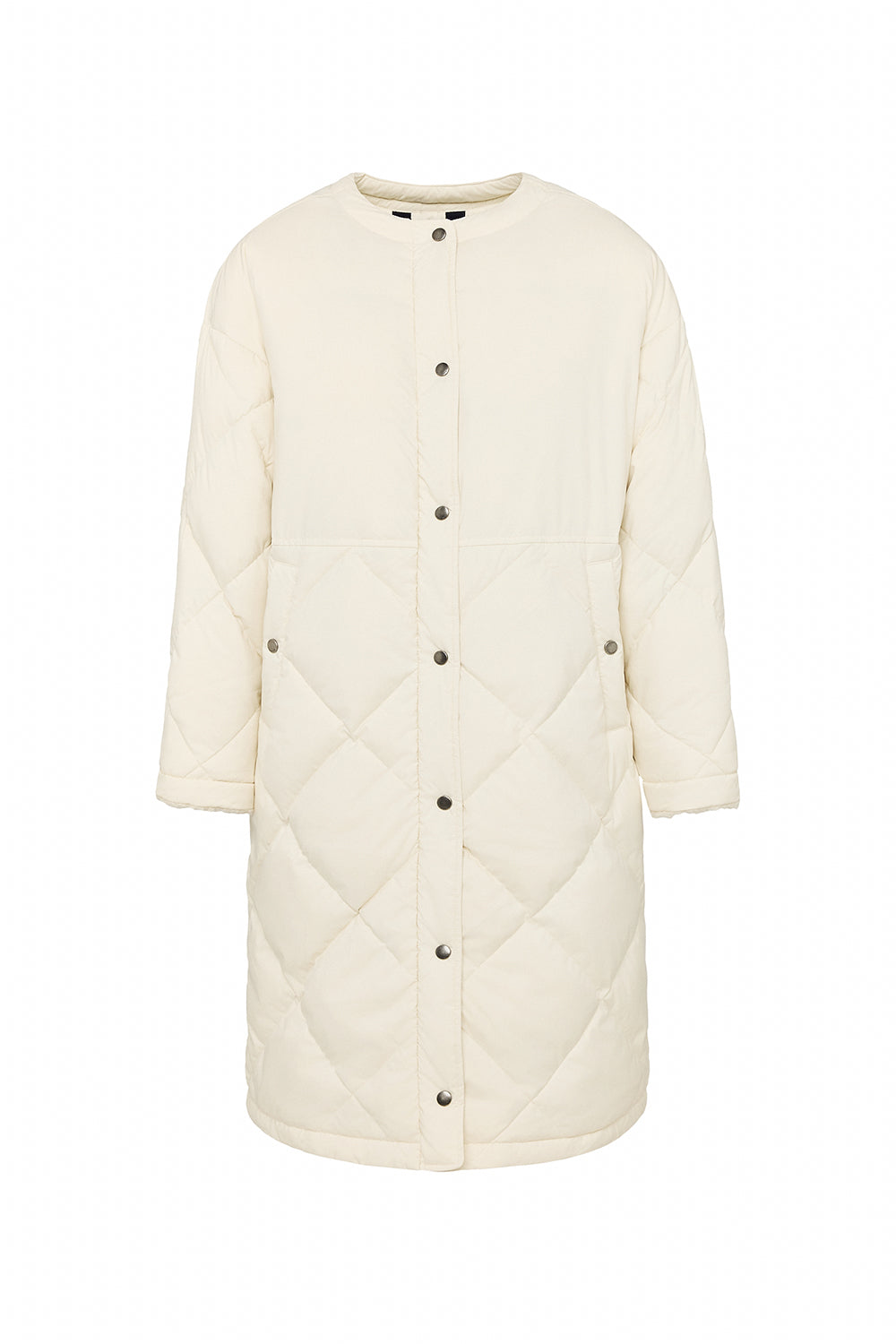 doudoune longue ivoire femme