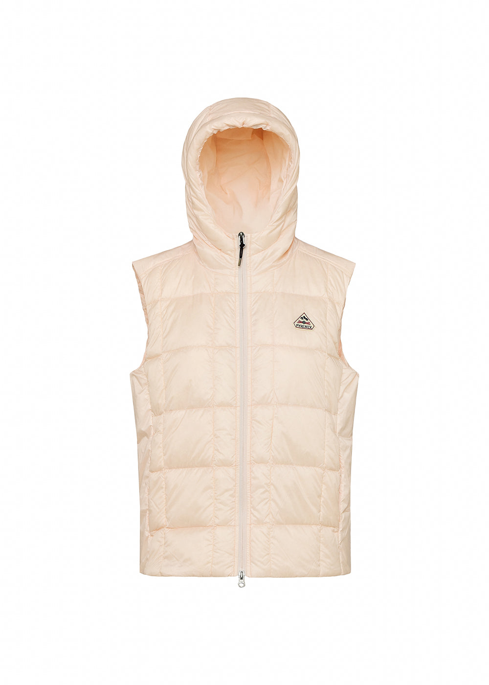 doudoune sans manches rose bassia