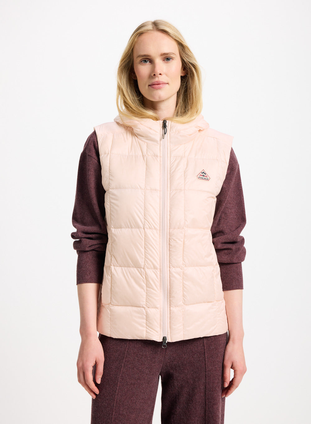 Doudoune sans manches ultra légère à capuche pour femme Bassia