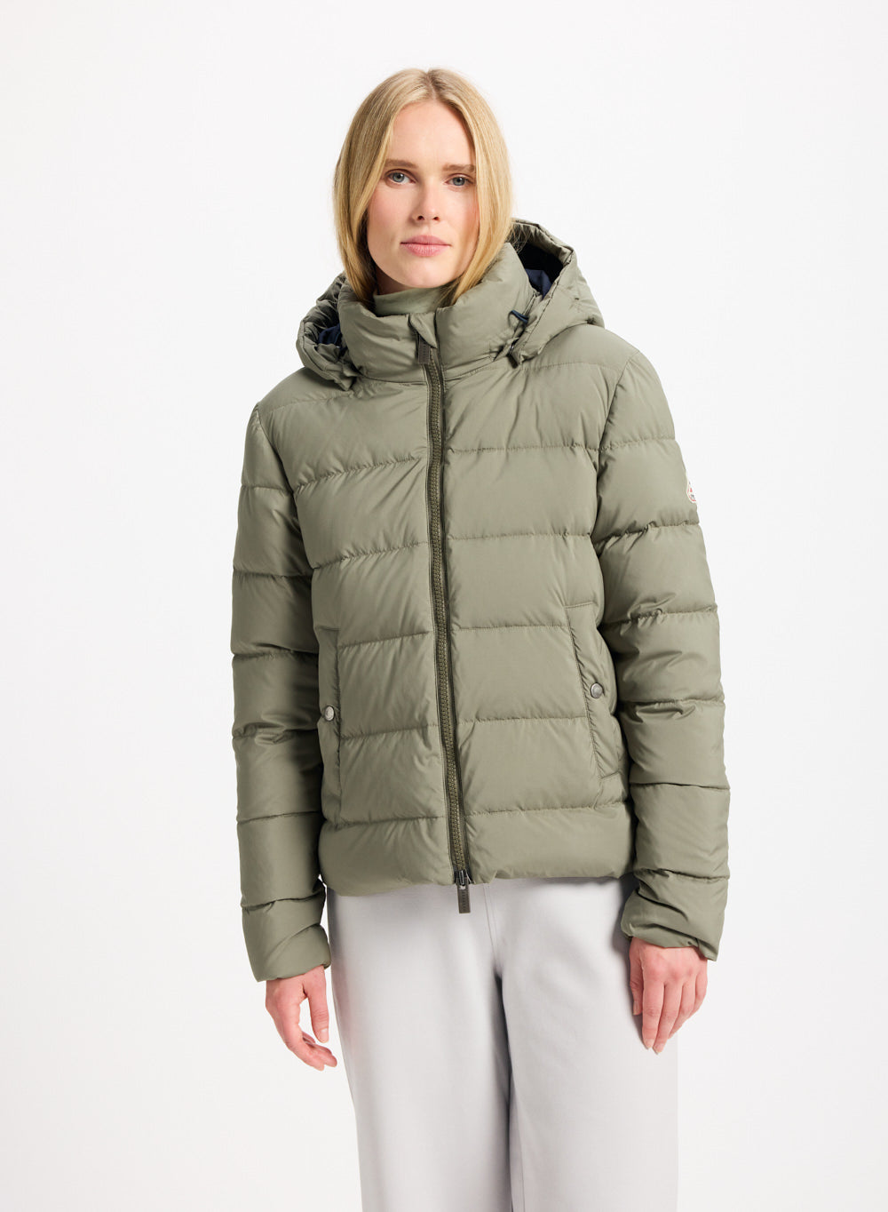 Doudoune femme Pyrenex Spoutnic à capuche amovible khaki clair