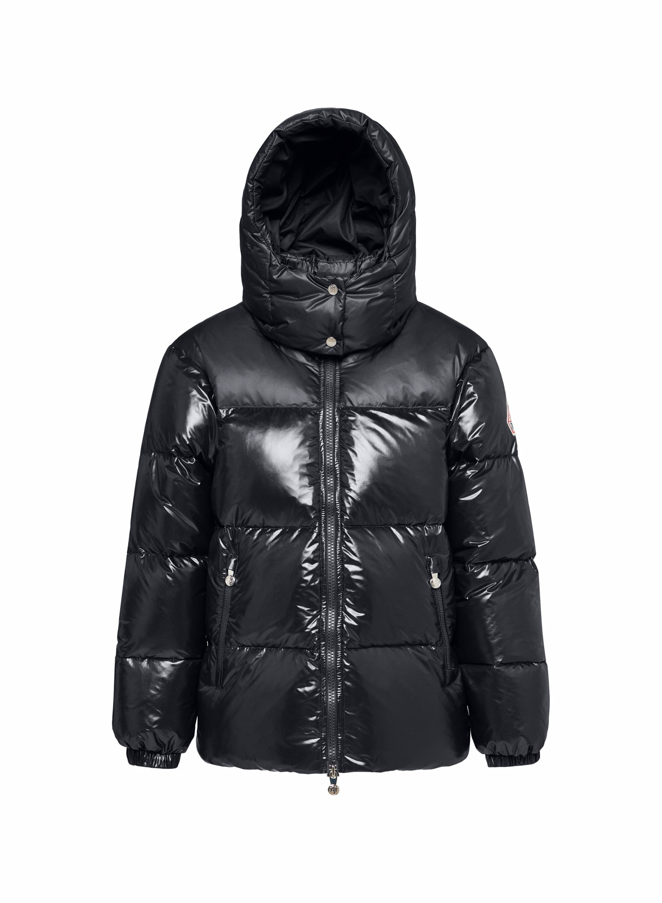 Doudoune brillante femme Lively noire