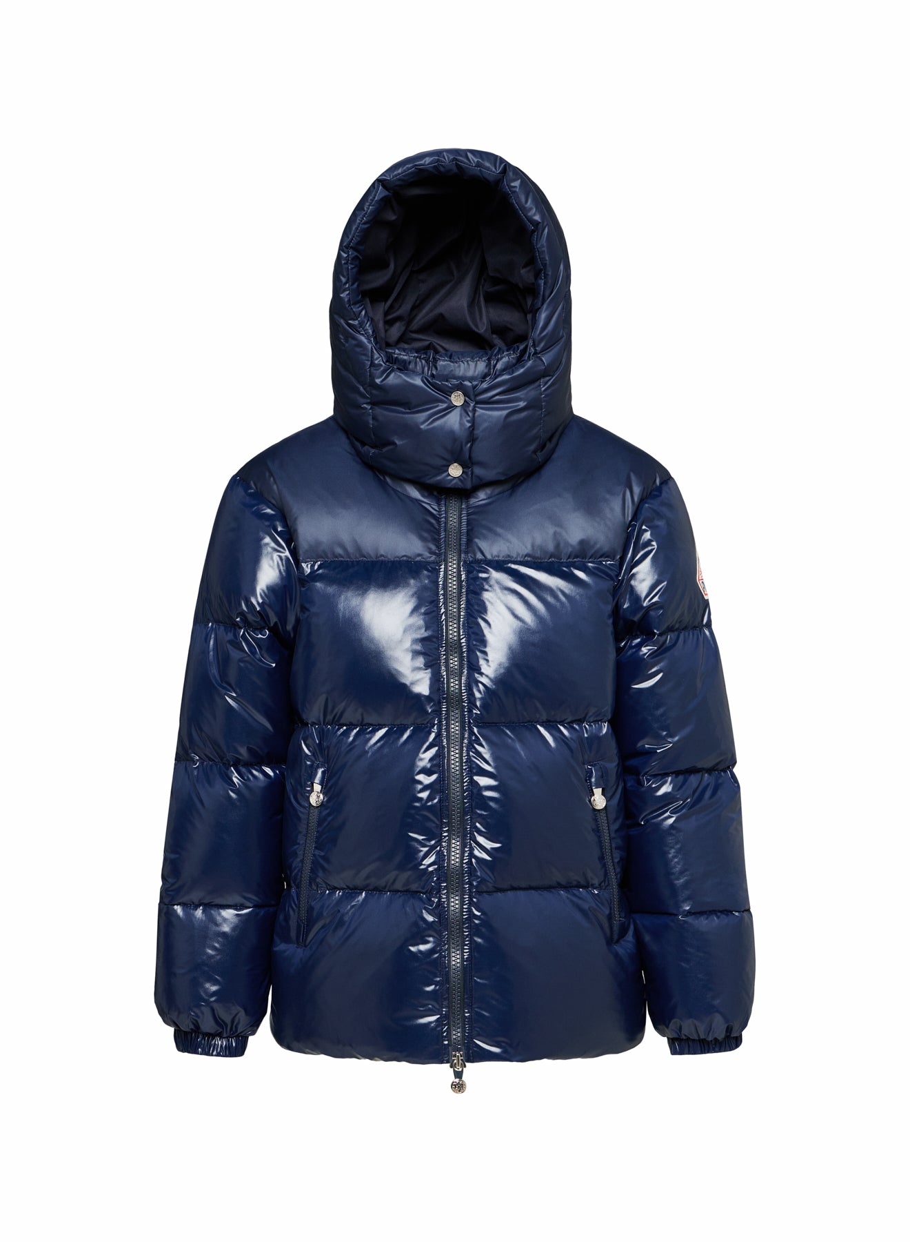 Doudoune brillante femme Lively bleu marine