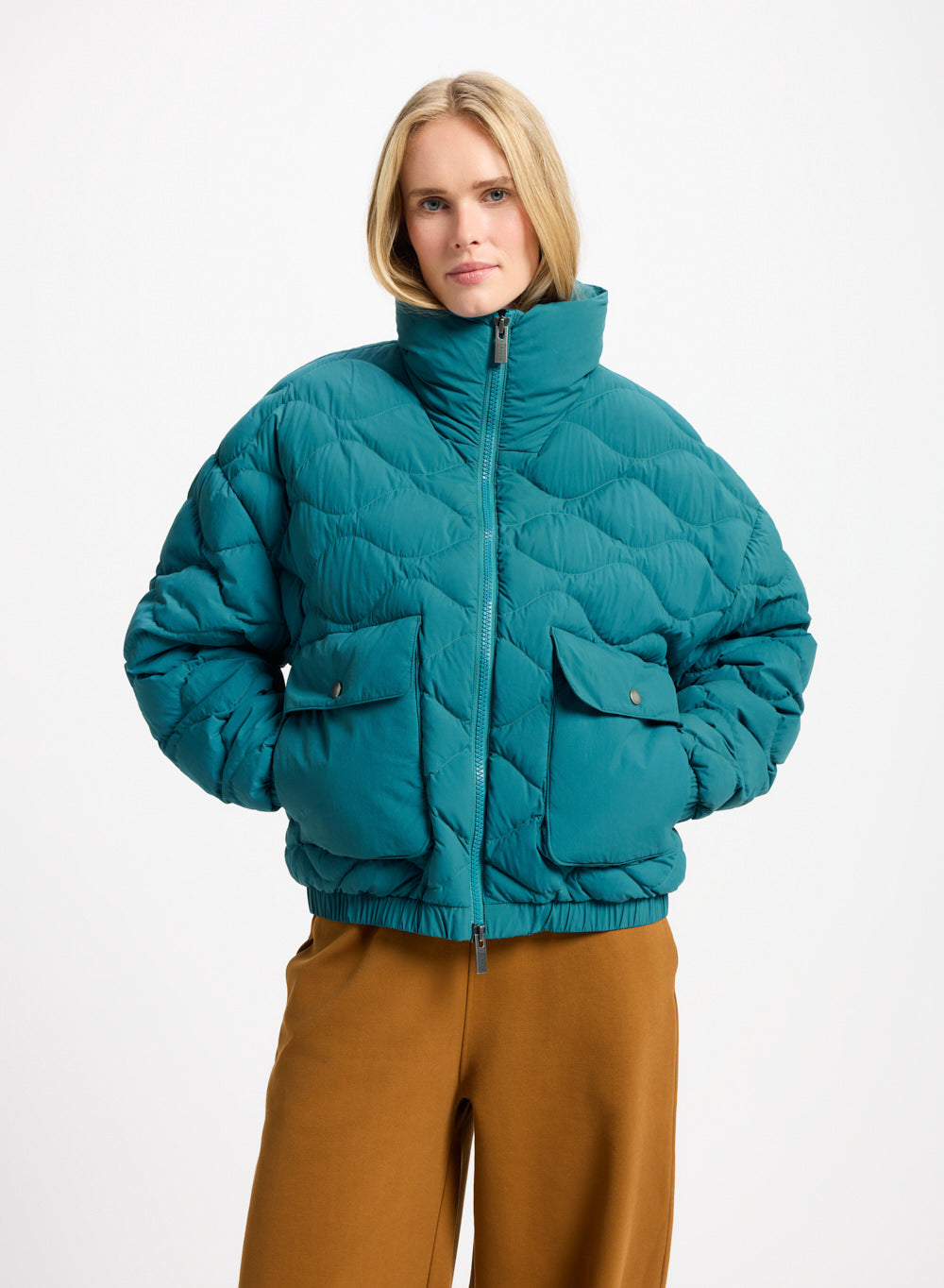 Enola Women's Natural Down Stand-Up Collar Down Jacket Pyrenex EN