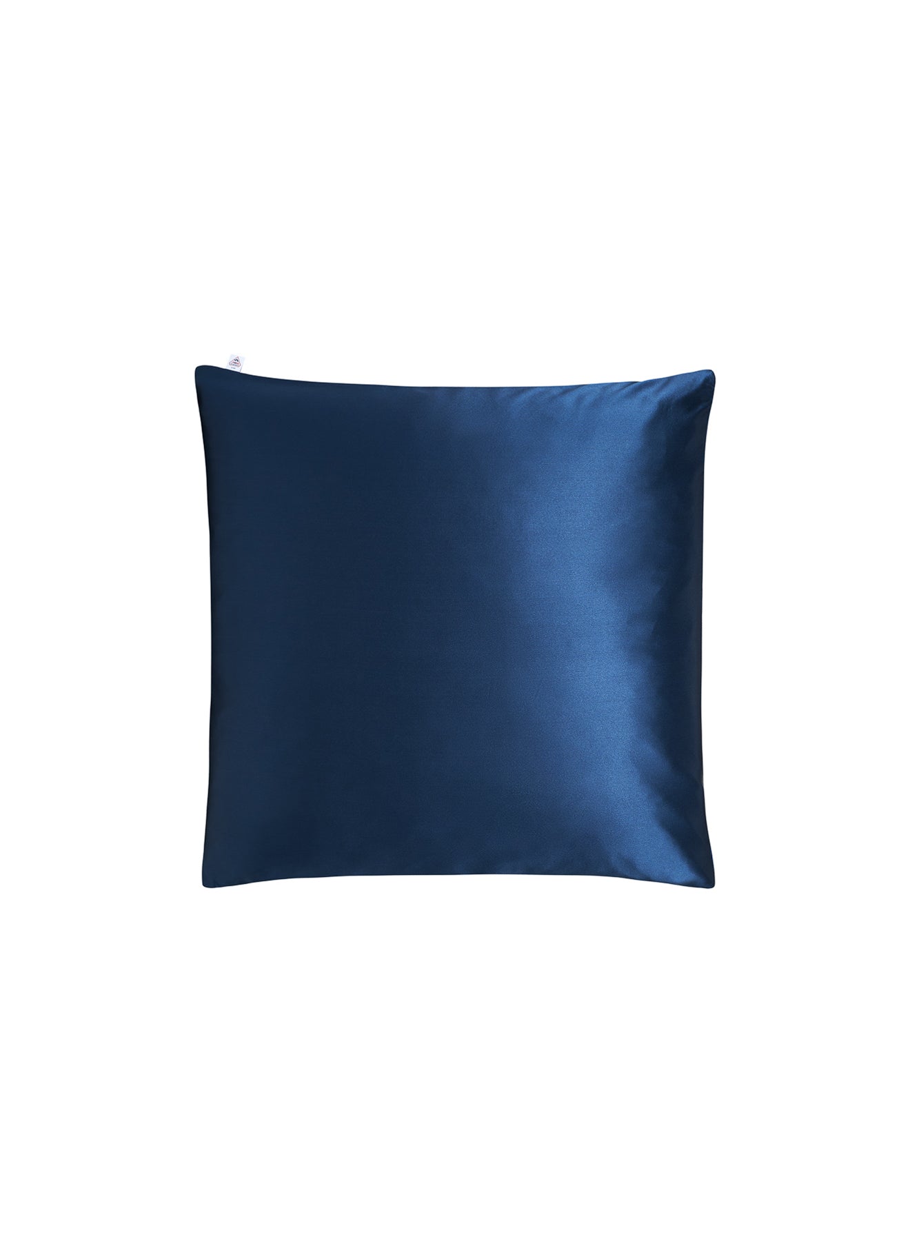 taie oreiller soie bleu 65X65