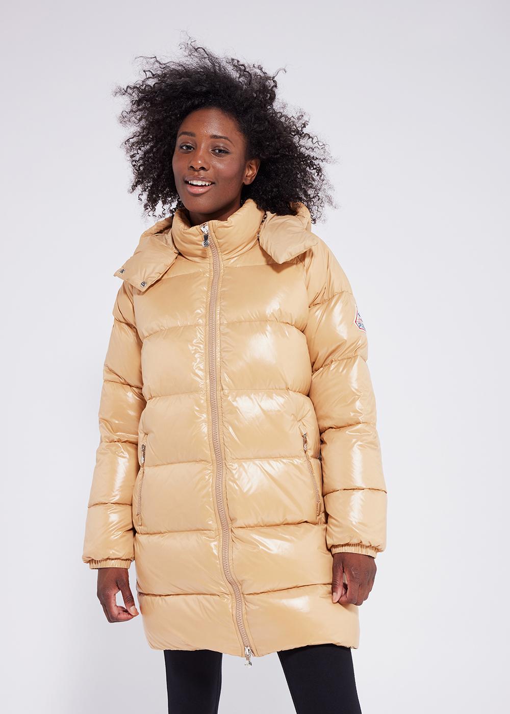 Mid-length women shiny down jacket Fusion Pyrenex EN