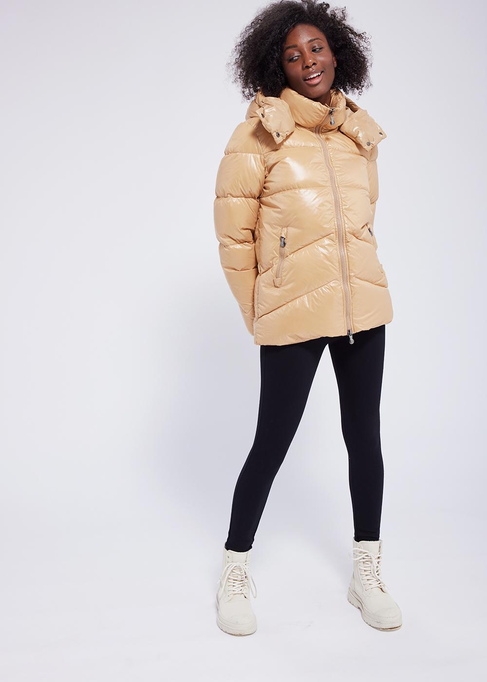 Doudoune brillante vintage à capuche pour femme Galactic Pyrenex FR