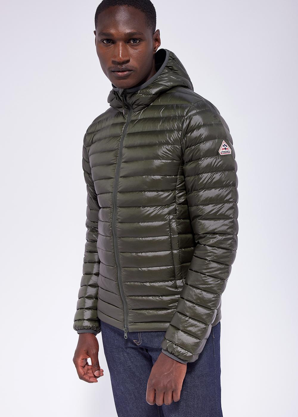 Bruce Hooded sport jacket deep khaki