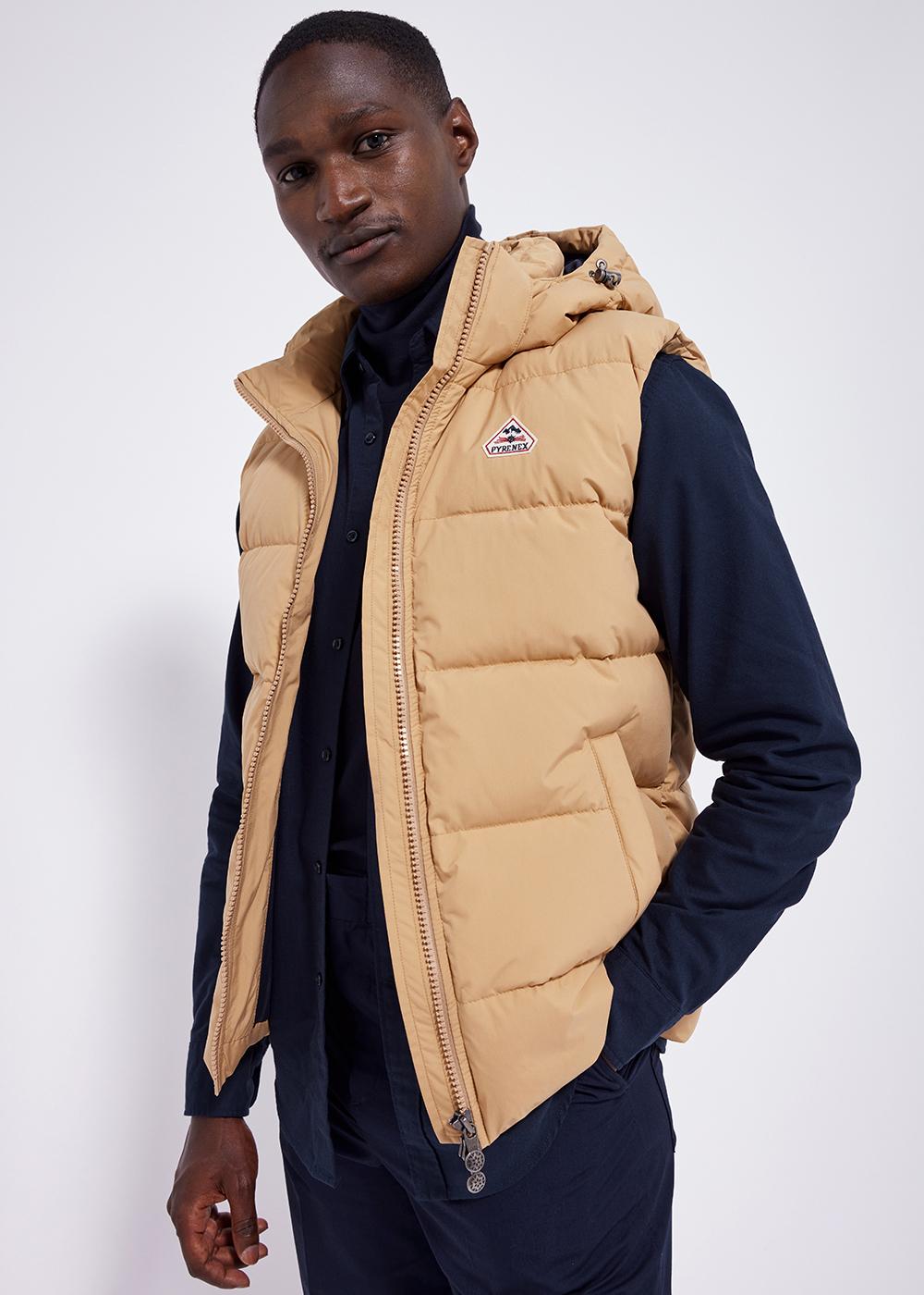 Doudoune sans manche à capuche amovible homme Spoutnic Pyrenex FR
