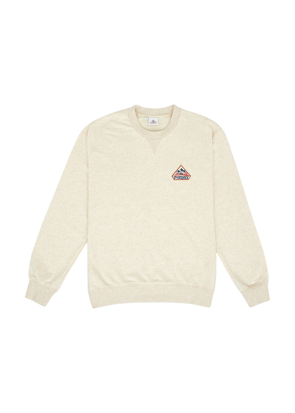 Sweat à col rond unisexe en coton bio Pyrenex Phase