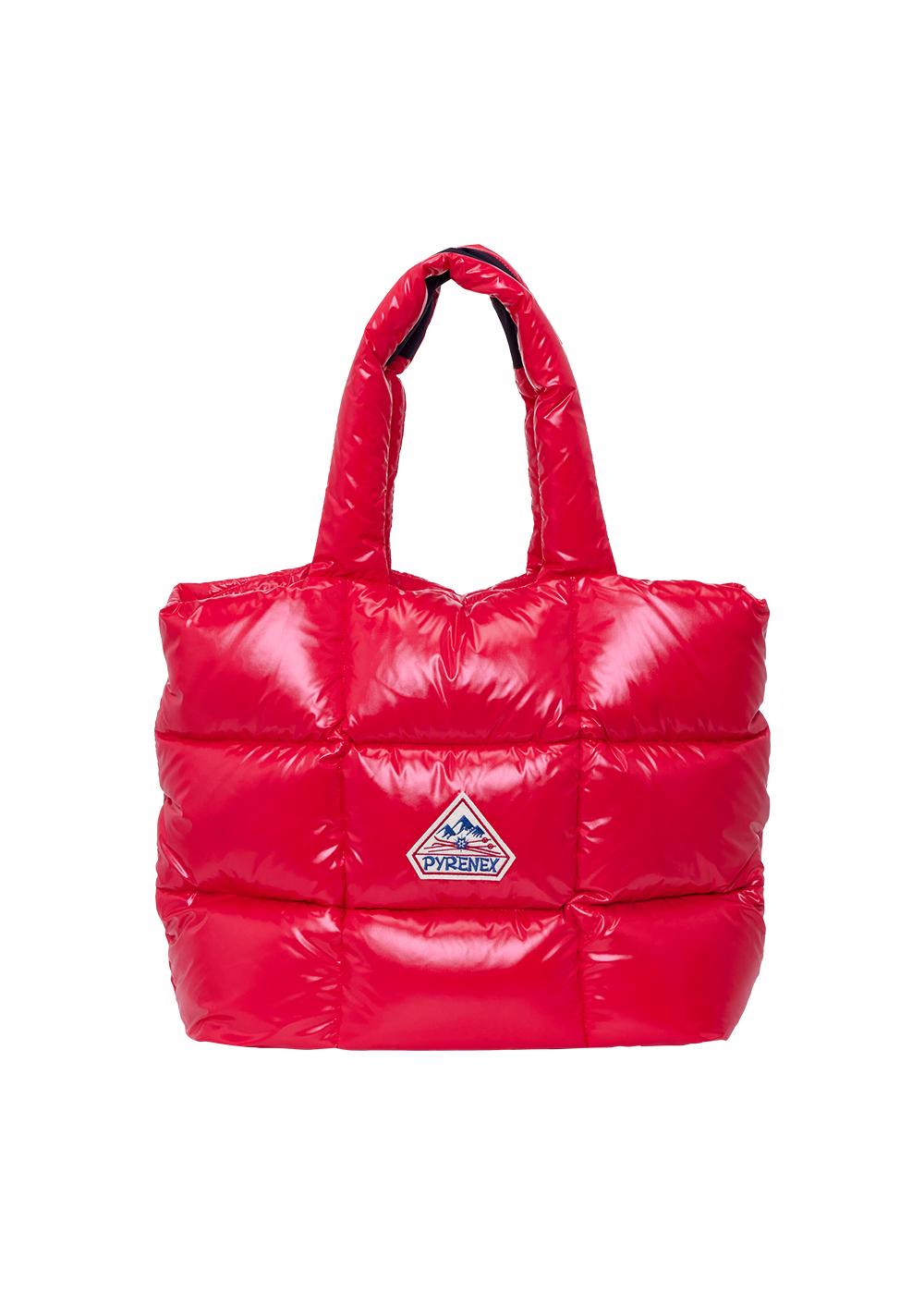 Sac Pyrenex Billie en duvet naturel Ribbon red