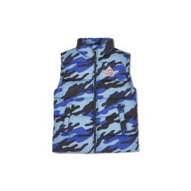 Pyrenex John unisex down vest with camouflage print