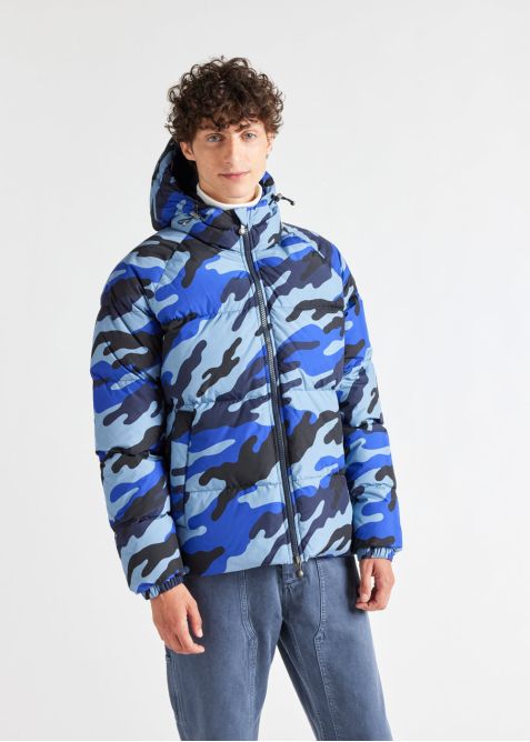 Classic down jacket in camouflage print Sten | Pyrenex EN