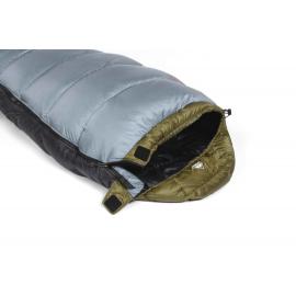 Sleeping bag Ladakh 900 Left Closing Khaki / Grey
