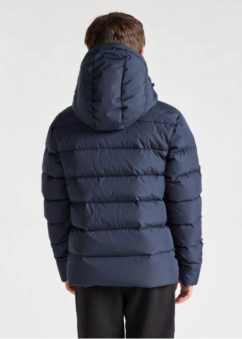 Kids warm hooded down jacket Spoutnic Smooth | Pyrenex EN