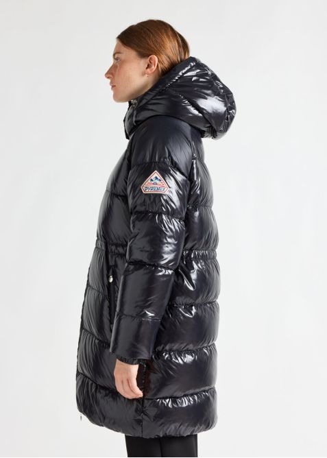 Mid-length women shiny down jacket Fusion | Pyrenex EN